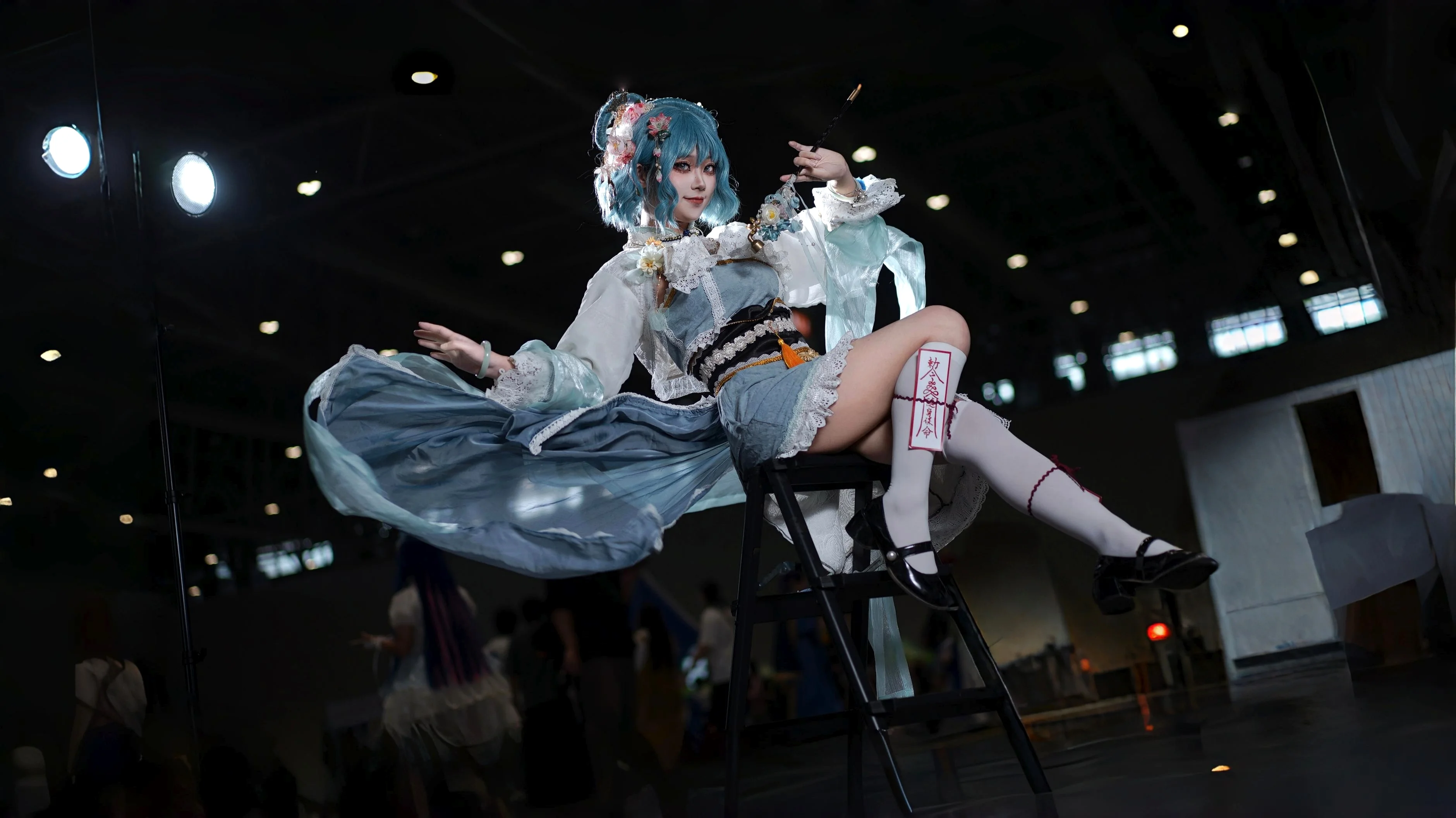【Seiga Kaku cosplay】Deconstructing the Long Pipe Sitting Pose of a Chinese Wicked Immortal at an Anime Convention - Image 11