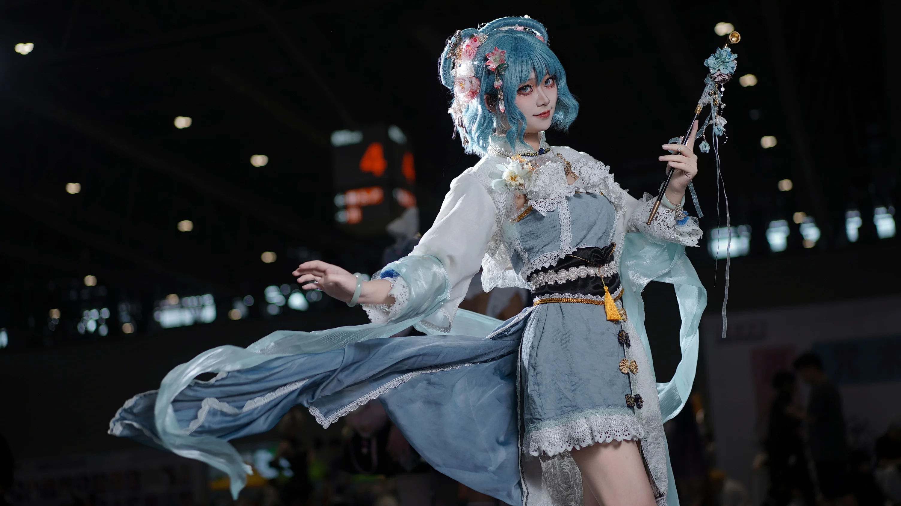 【Seiga Kaku cosplay】Deconstructing the Long Pipe Sitting Pose of a Chinese Wicked Immortal at an Anime Convention - Image 13