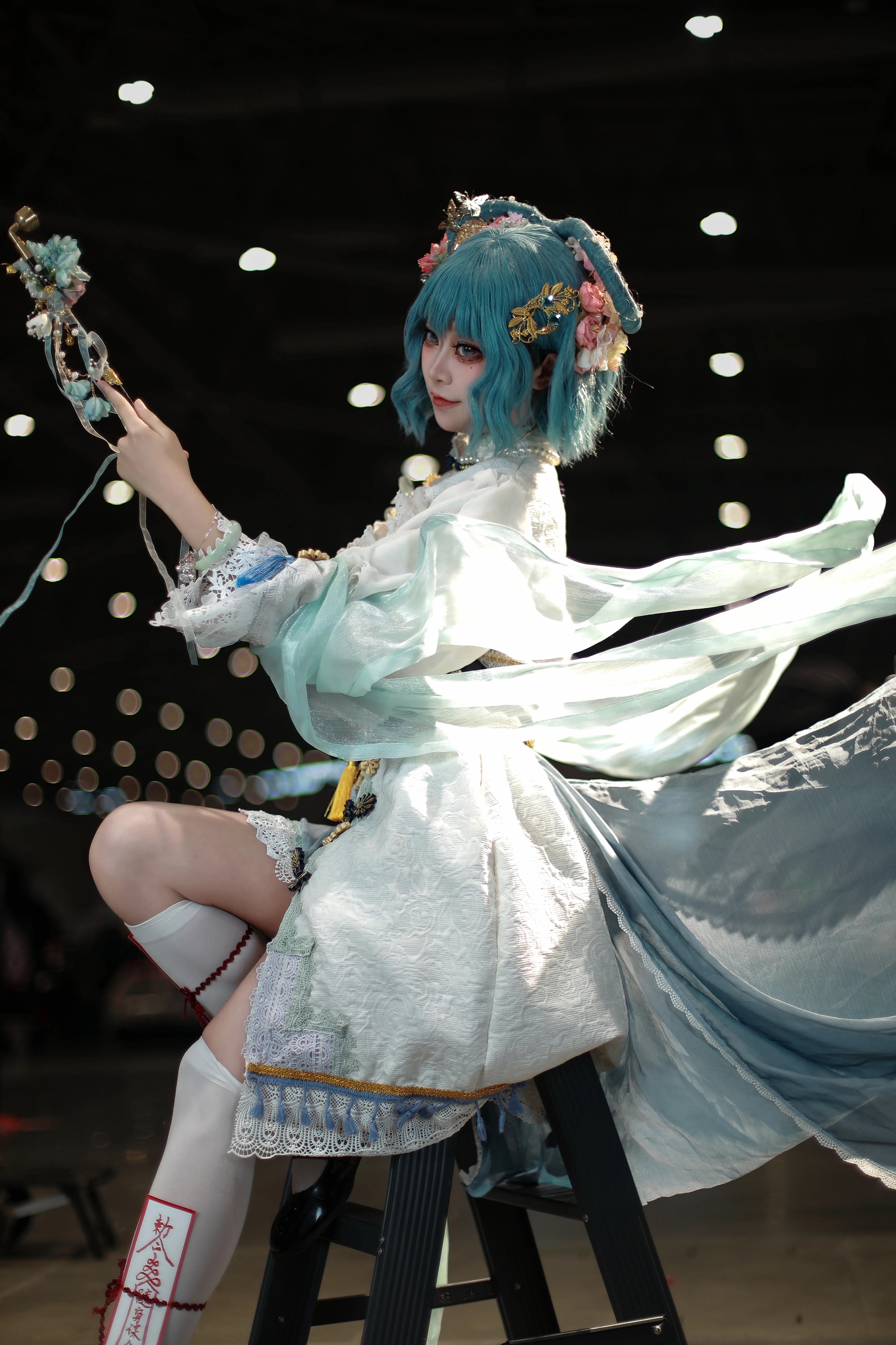 【Seiga Kaku cosplay】Deconstructing the Long Pipe Sitting Pose of a Chinese Wicked Immortal at an Anime Convention - Image 16