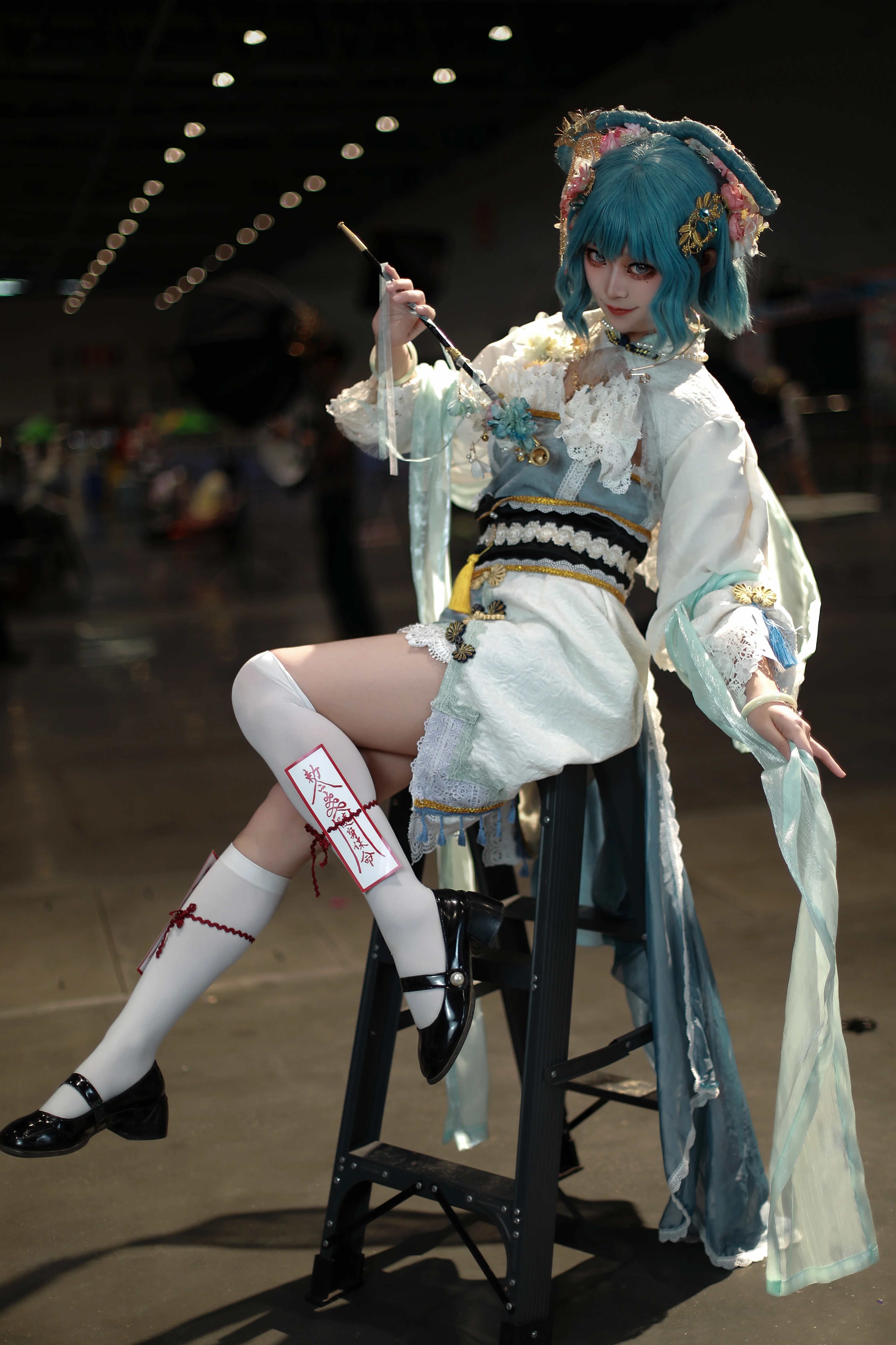 【Seiga Kaku cosplay】Deconstructing the Long Pipe Sitting Pose of a Chinese Wicked Immortal at an Anime Convention - Image 17