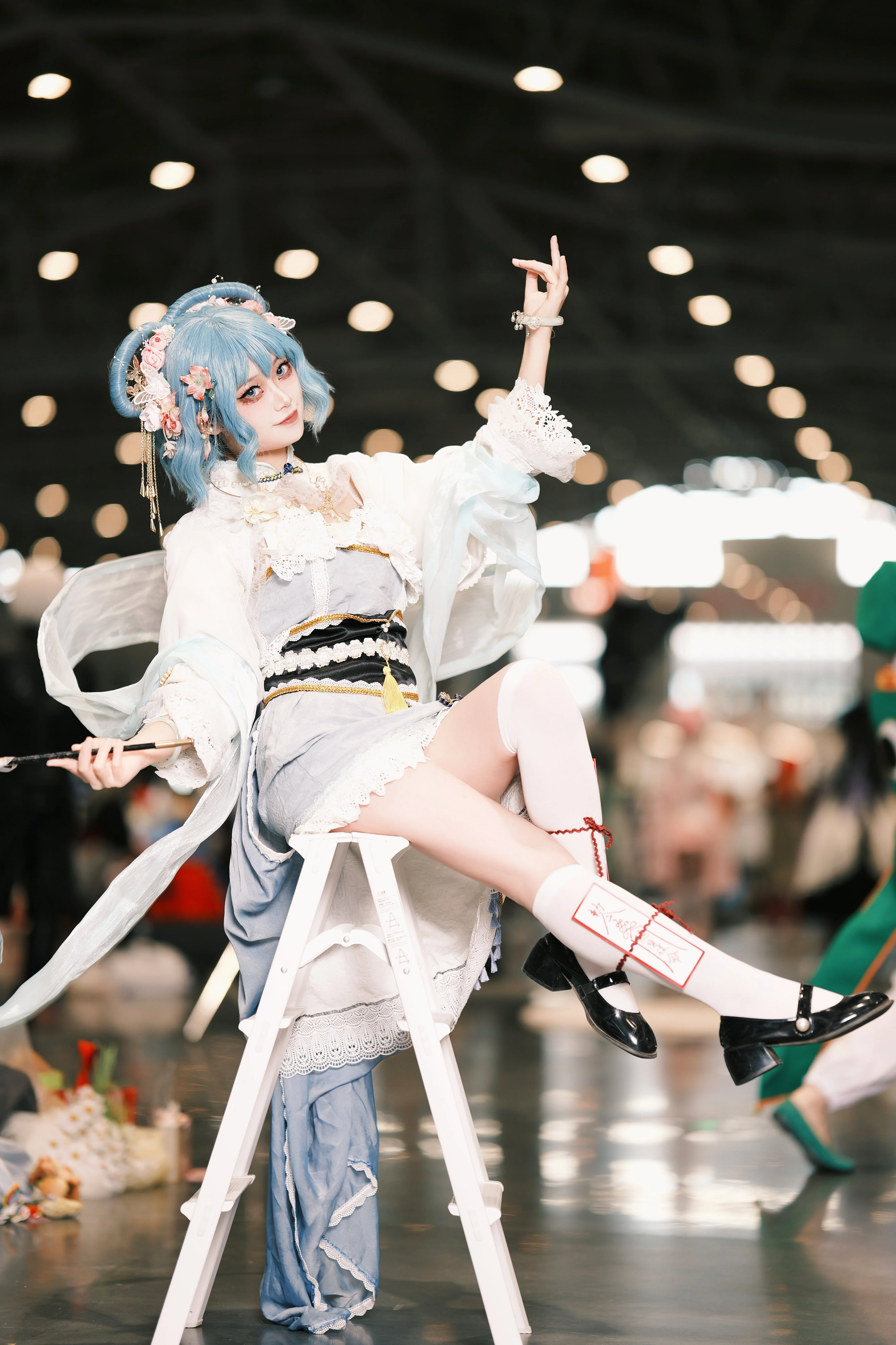 【Seiga Kaku cosplay】Deconstructing the Long Pipe Sitting Pose of a Chinese Wicked Immortal at an Anime Convention - Image 6