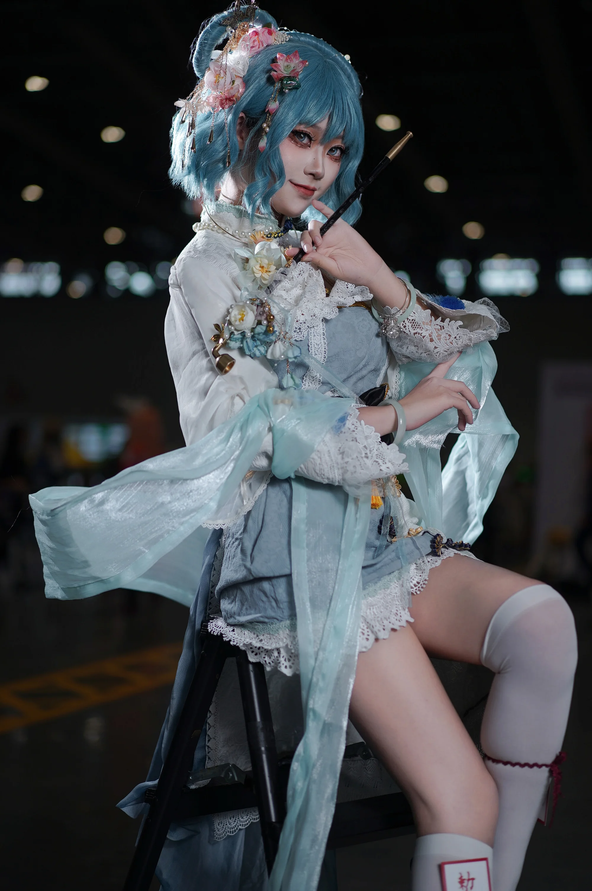 【Seiga Kaku cosplay】Deconstructing the Long Pipe Sitting Pose of a Chinese Wicked Immortal at an Anime Convention - Image 7