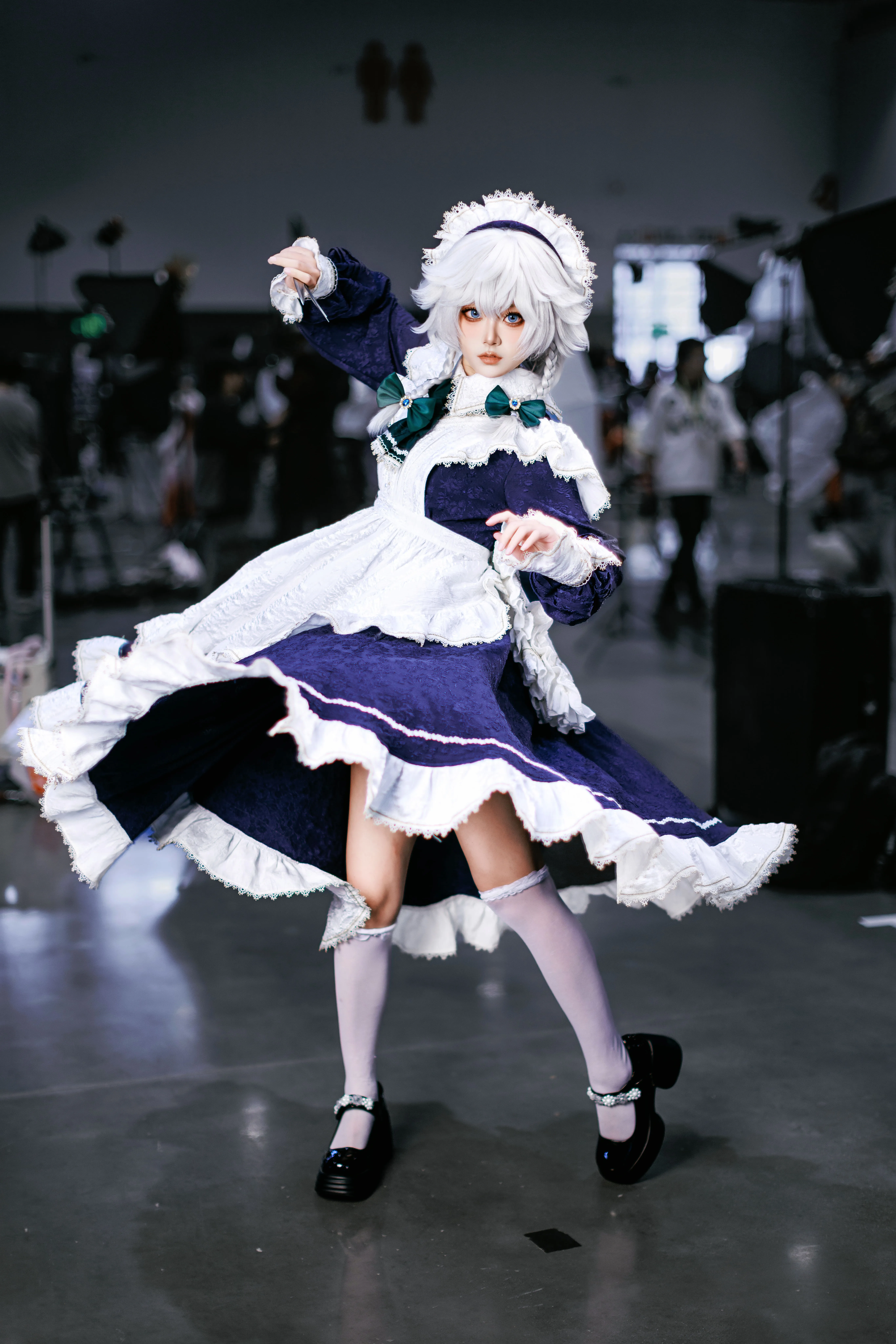 【十六夜咲夜cos】东方Project女仆长，飞刀与裙摆的实战动作解析
