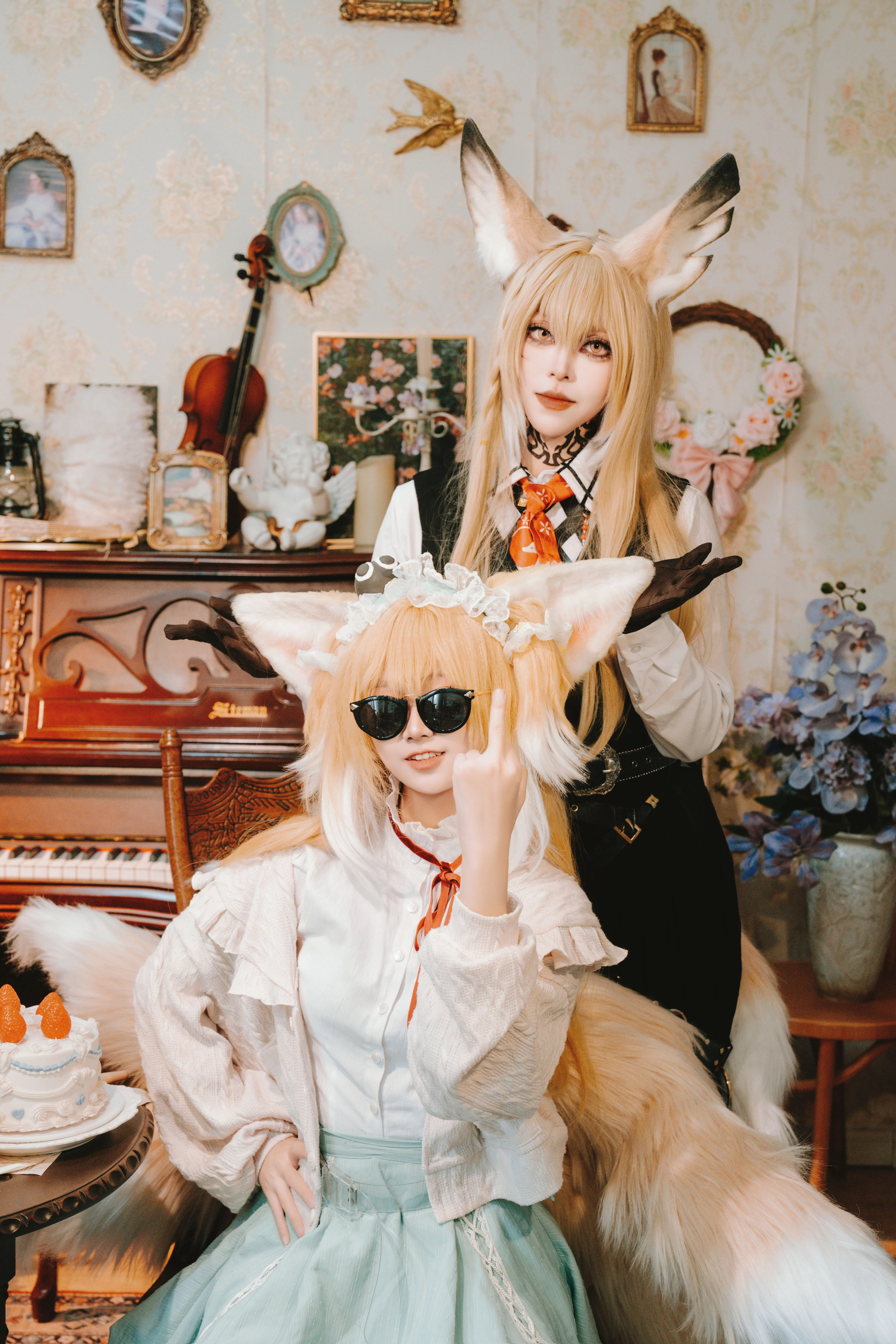 【铃兰cos】明日方舟，忍冬与我的母亲节特别拍摄 - 第 1 张