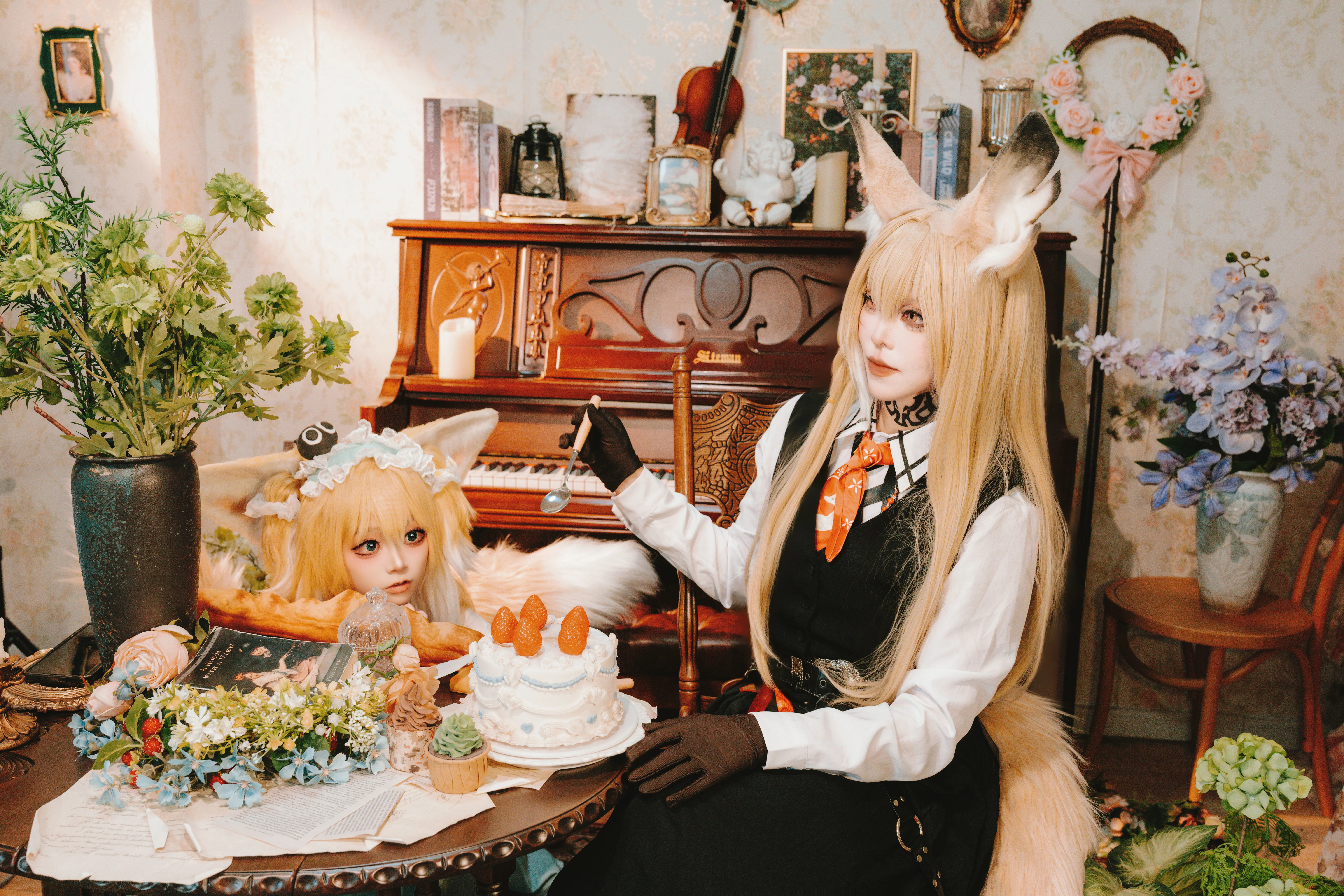【铃兰cos】明日方舟，忍冬与我的母亲节特别拍摄 - 第 5 张
