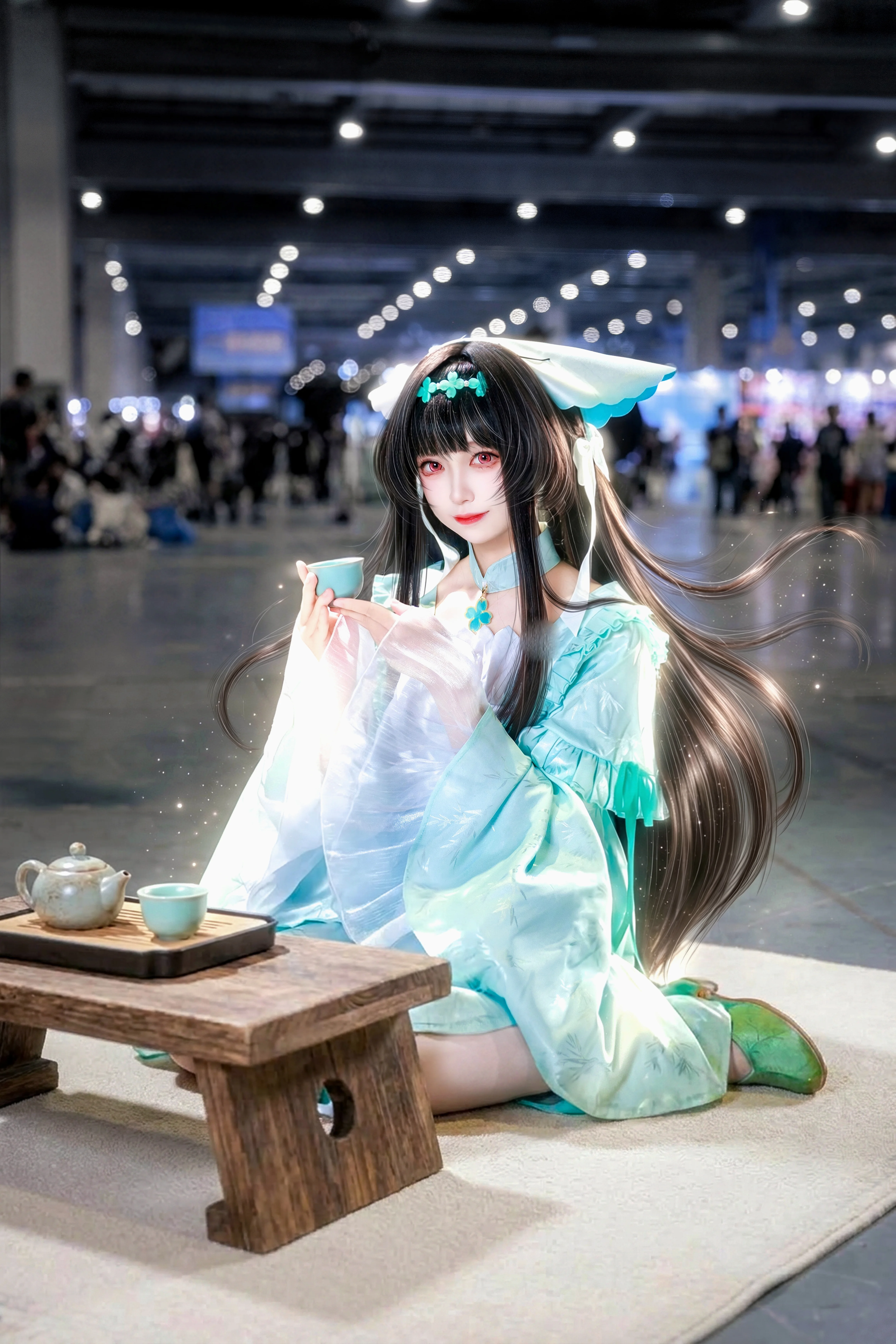 【碧蓝航线长风cos】头巾折成猫耳，奉上为你准备的清茶 - 第 1 张