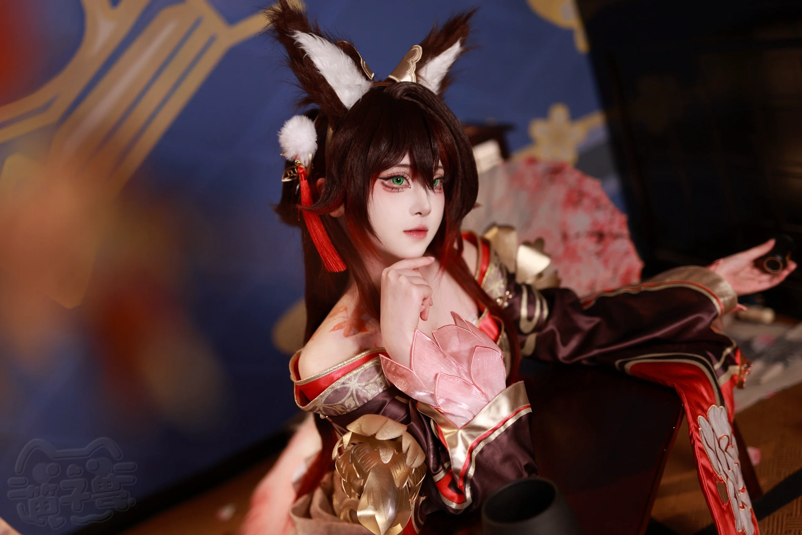 【忘歸人cos】月下屋頂來串糖葫蘆，這隻小狐狸有點饞 - 第 2 張