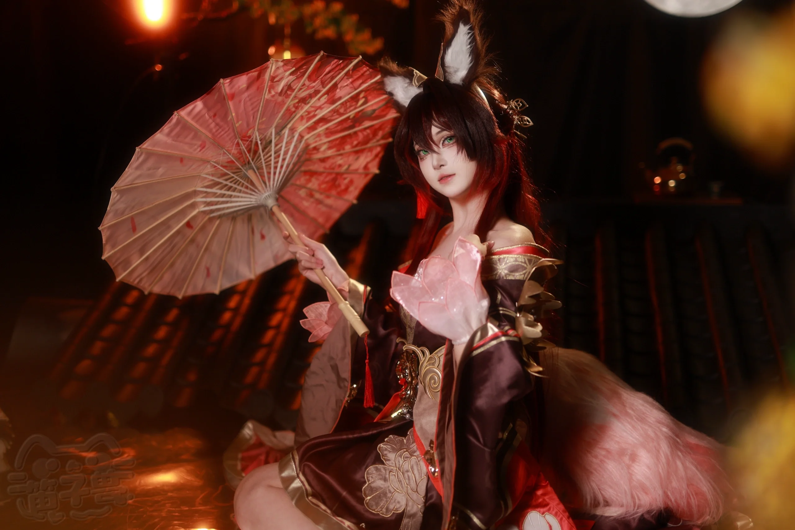 【忘歸人cos】月下屋頂來串糖葫蘆，這隻小狐狸有點饞 - 第 3 張