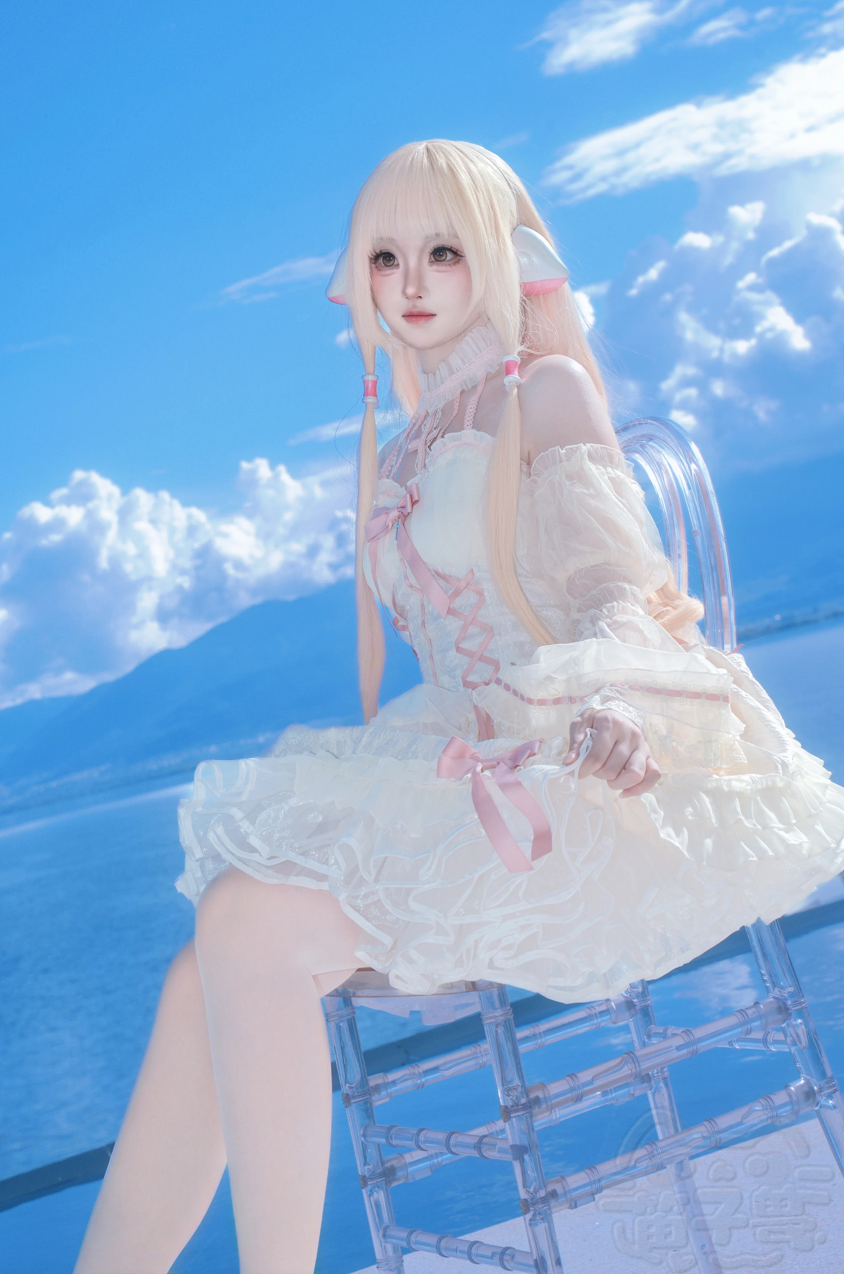【小叽cos】人形电脑天使心，在风与光中定格电子蝴蝶 - 第 3 张