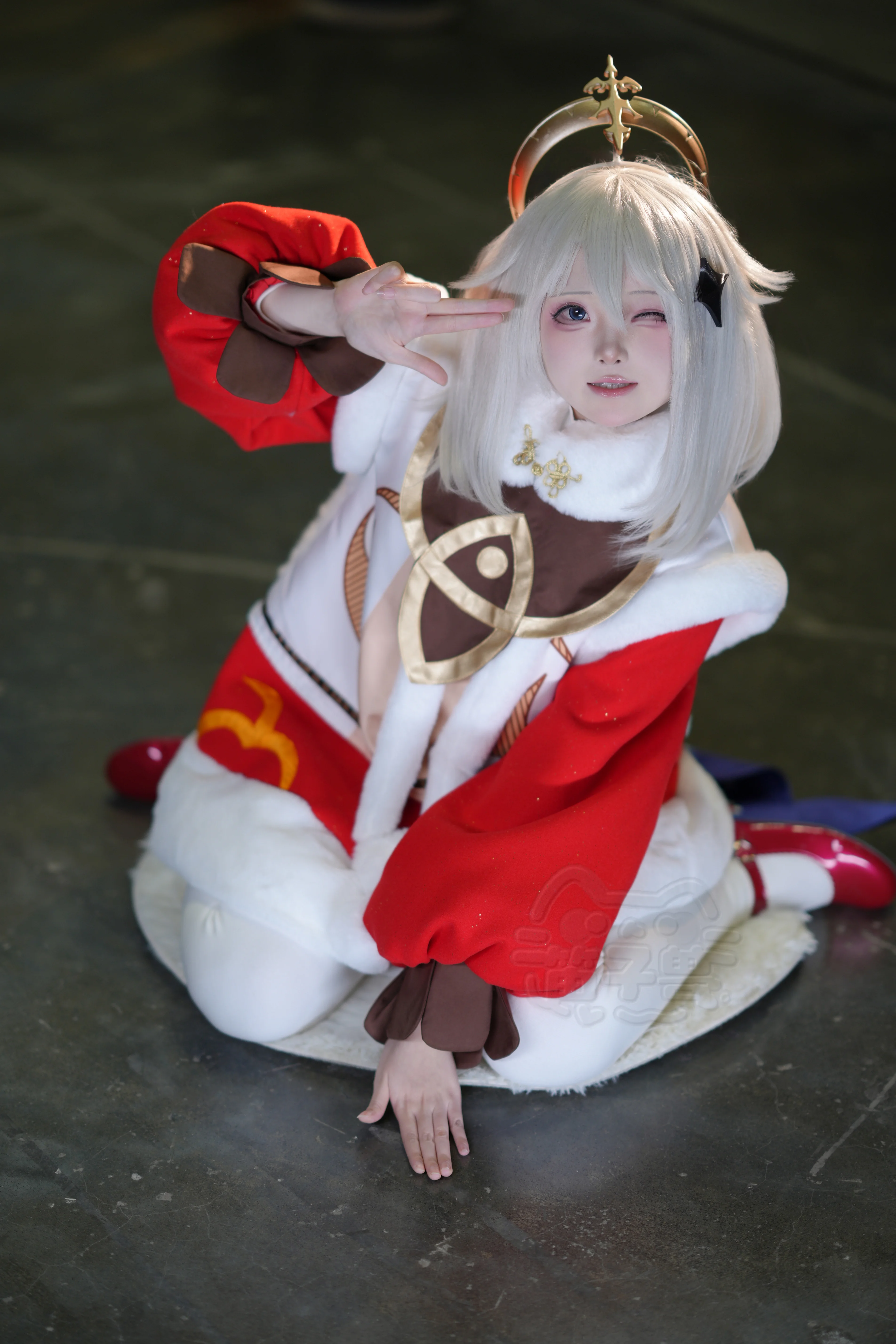 【派蒙cos】原神Fes新春现场，与暖冬造型的快乐相遇 - 第 2 张