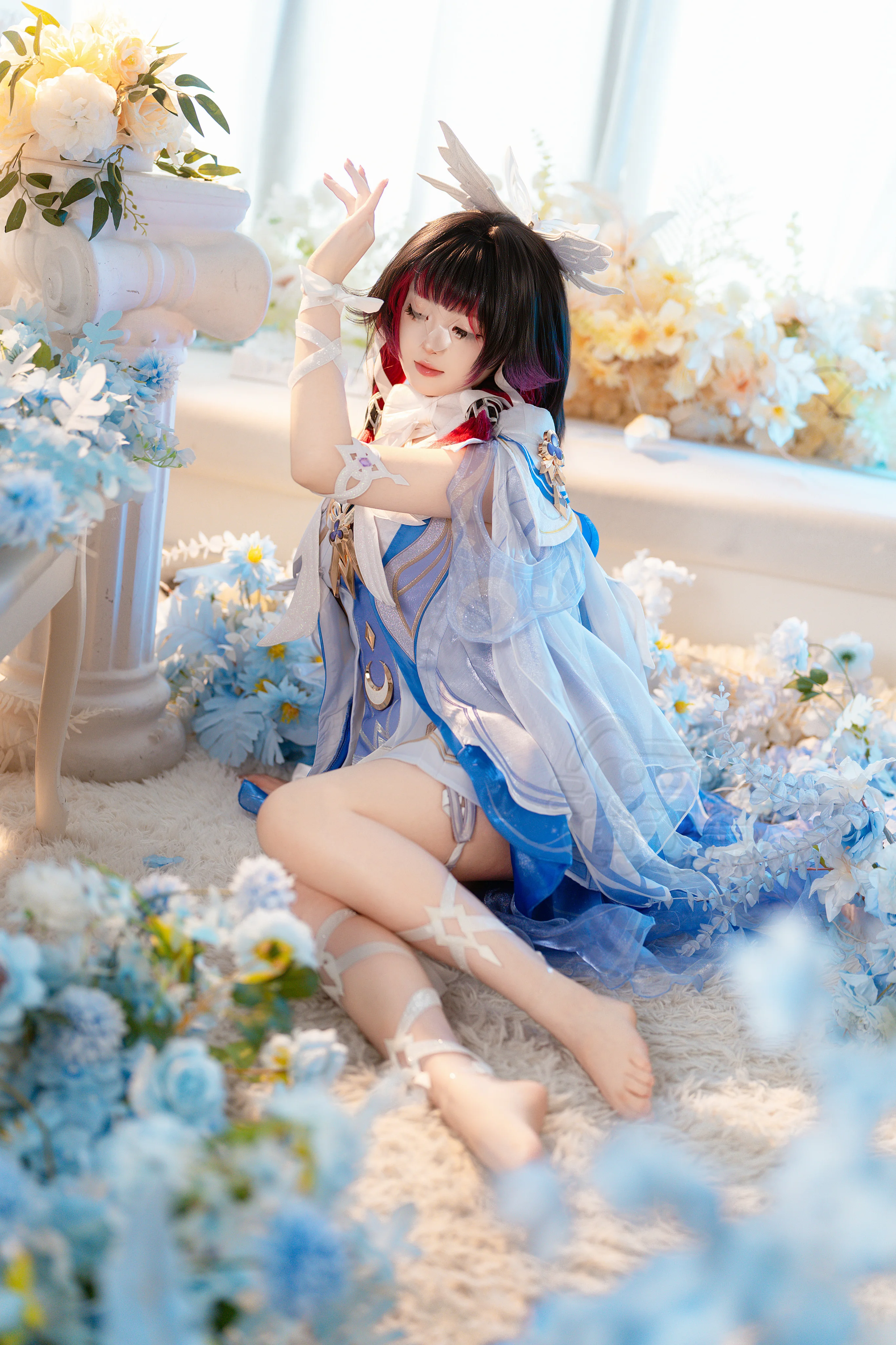 【哥倫比婭cos】月色真美，原神少女的靜謐時刻 - 第 3 張