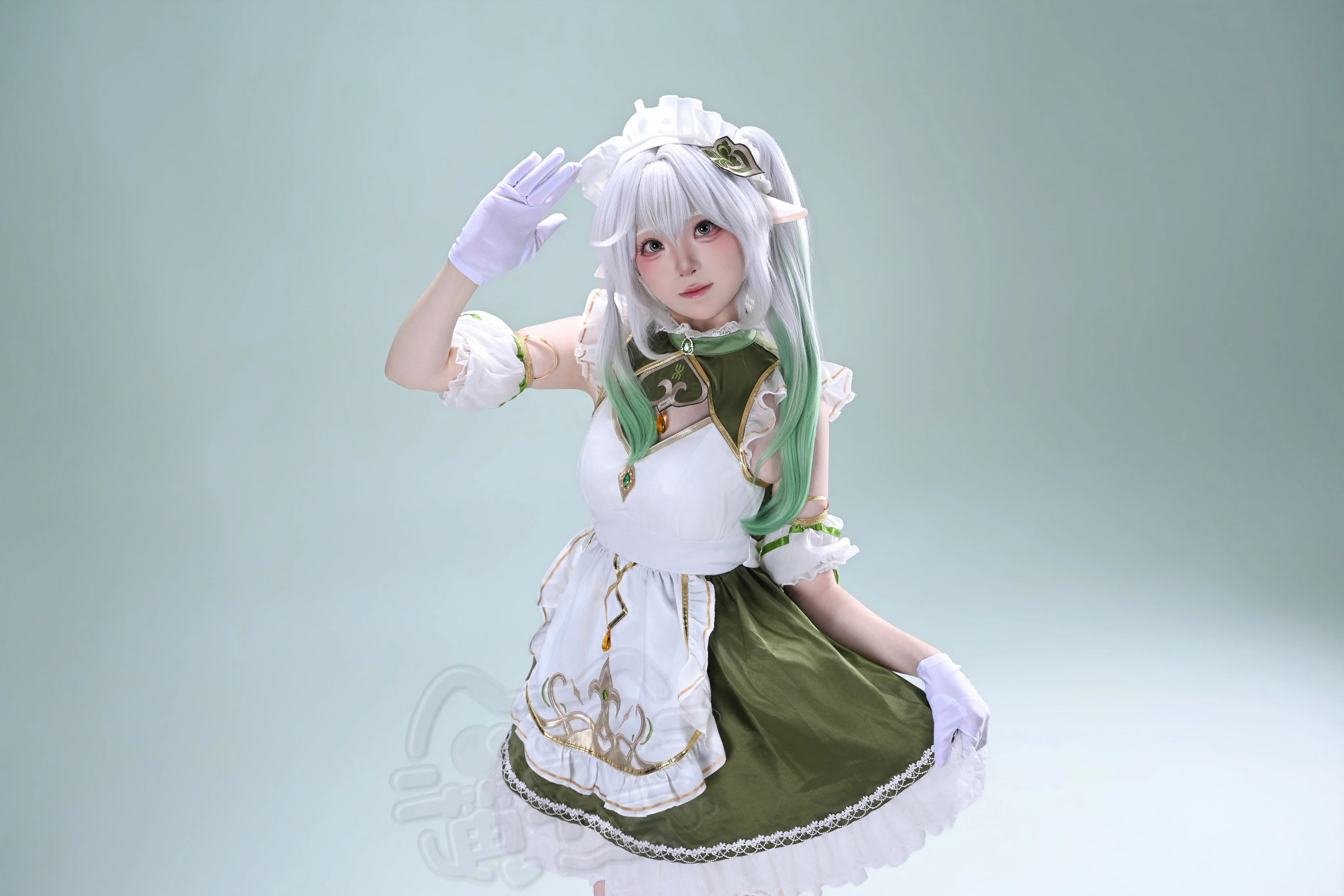 【納西妲cos】原神森林的約定，薄荷綠與純白的初春定格 - 第 6 張