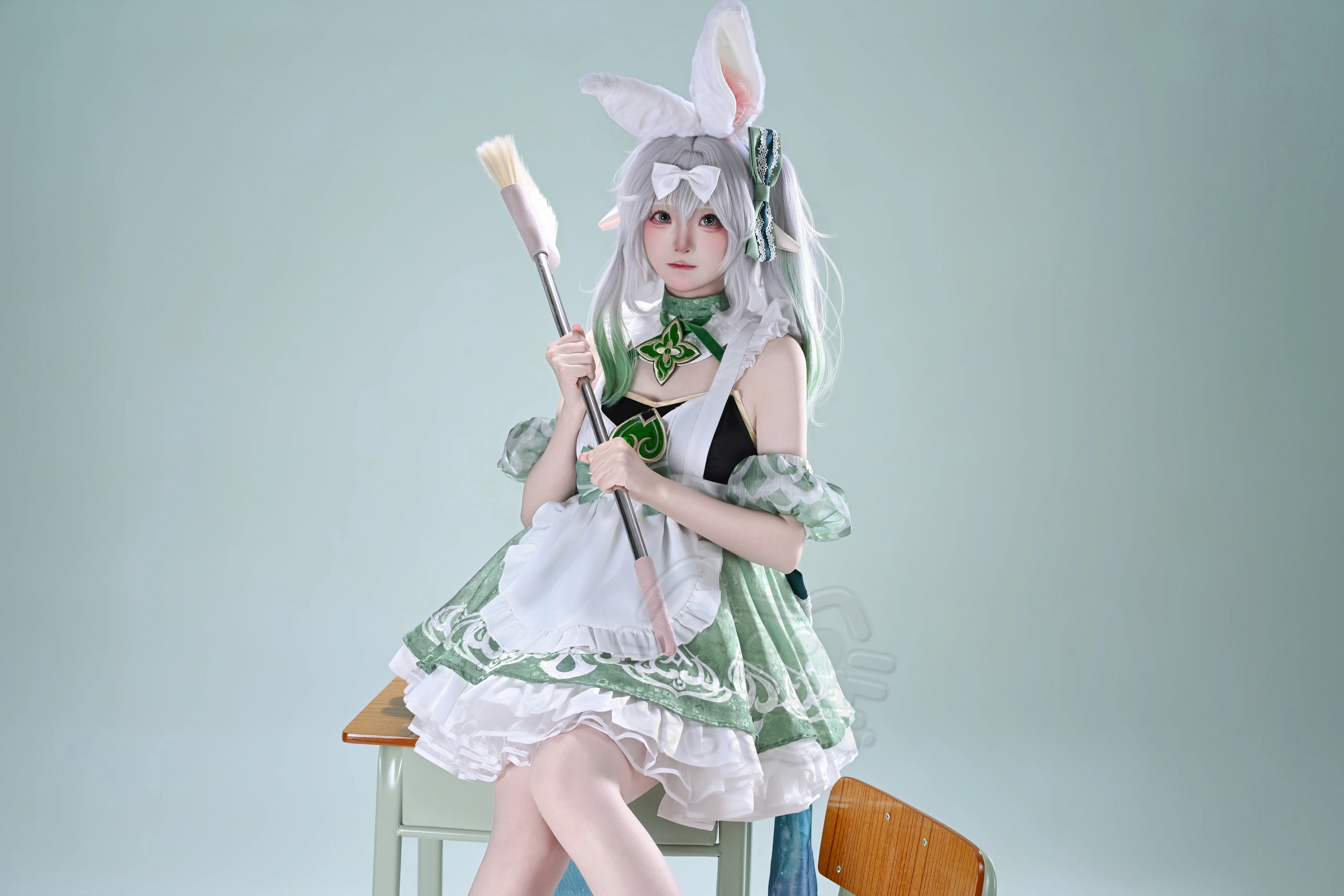 【ナヒーダ コスプレ】『原神』草神のご機嫌ナナメなお給仕日常 - 2 枚目