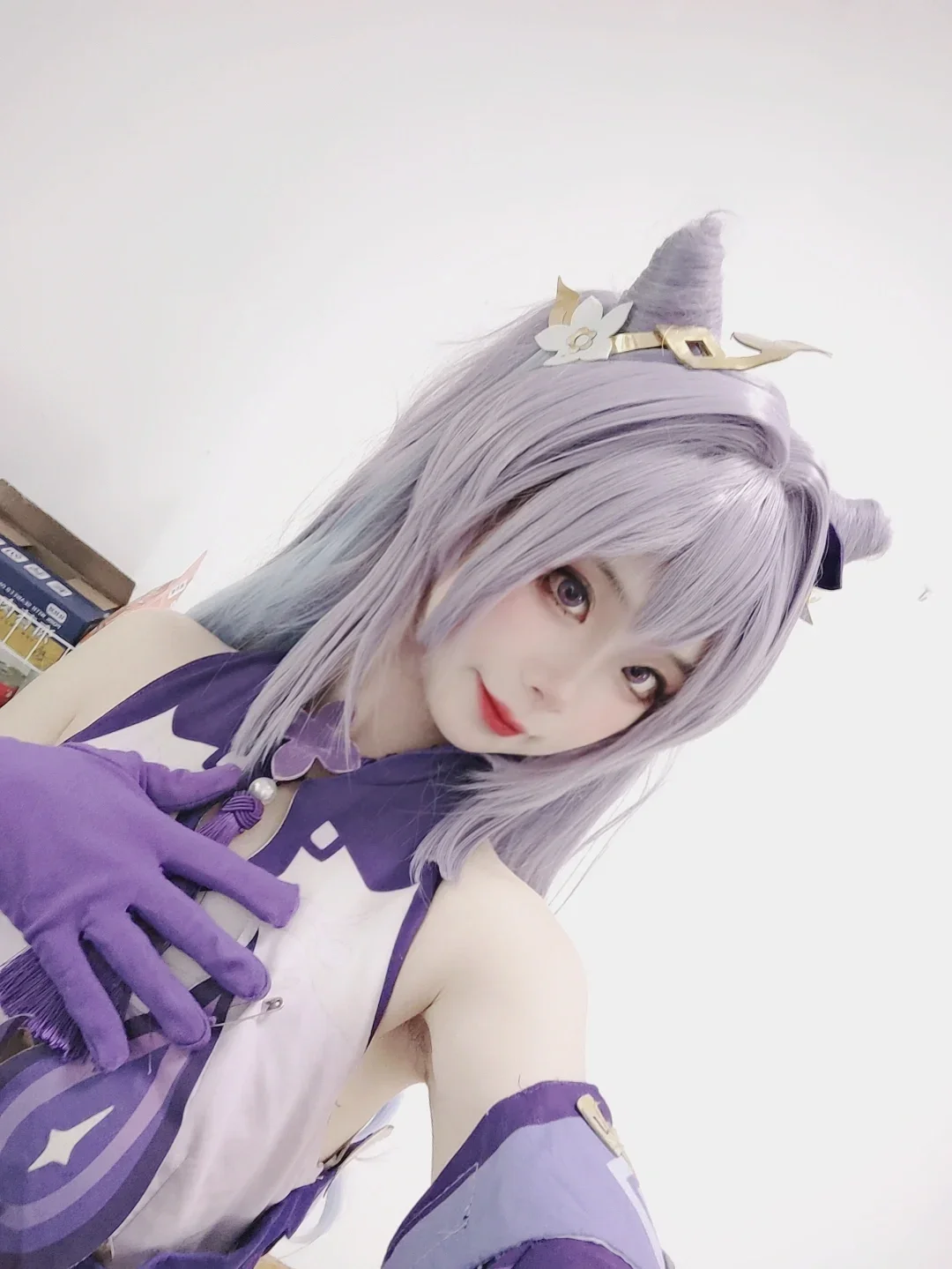 【刻晴cos】小保底不歪，来一份雷系牛杂吧 - 第 1 张