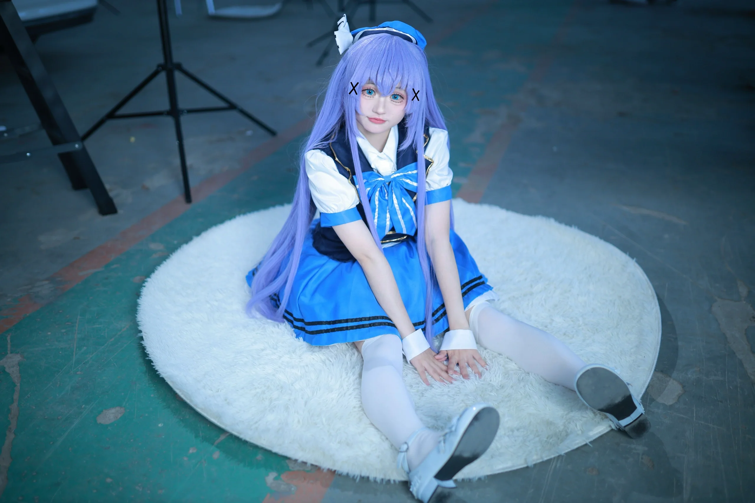 【香风智乃cos】蓝白水手服萌妹的万用动作与表情参考 - 第 10 张