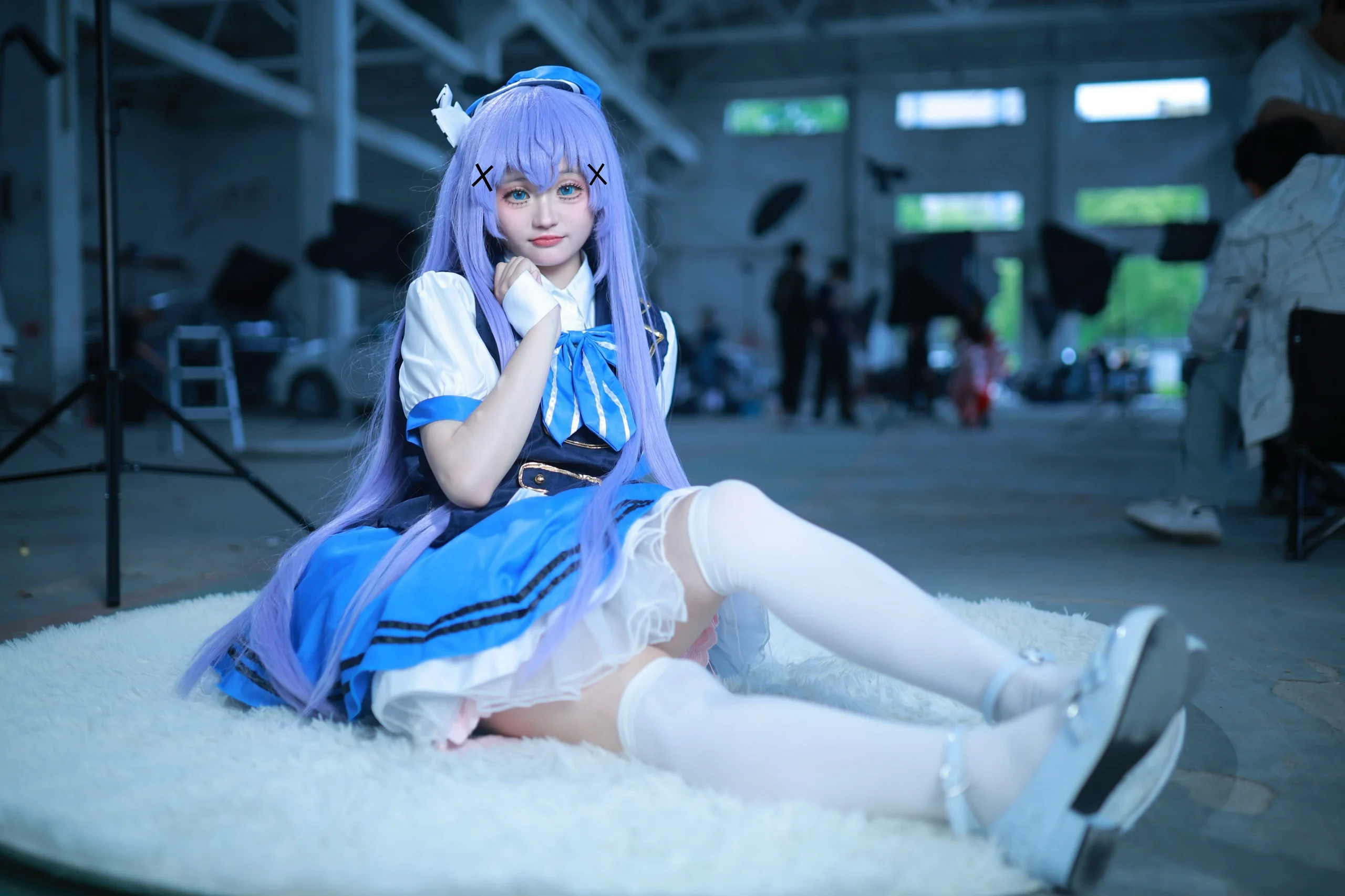 【香风智乃cos】蓝白水手服萌妹的万用动作与表情参考 - 第 11 张
