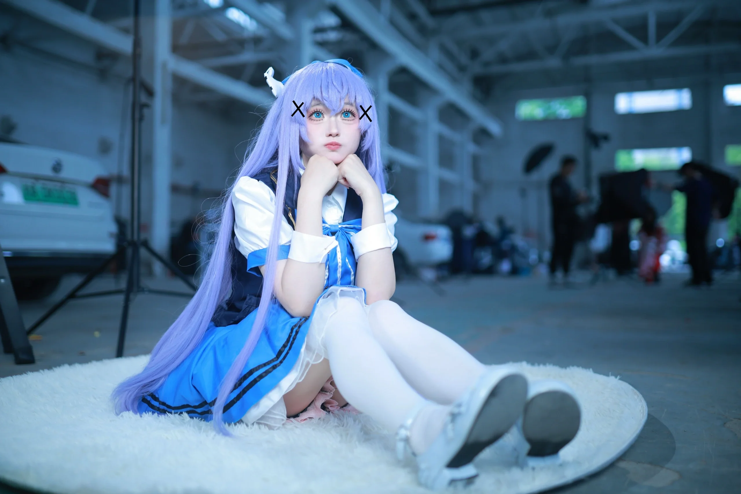 【香风智乃cos】蓝白水手服萌妹的万用动作与表情参考 - 第 12 张