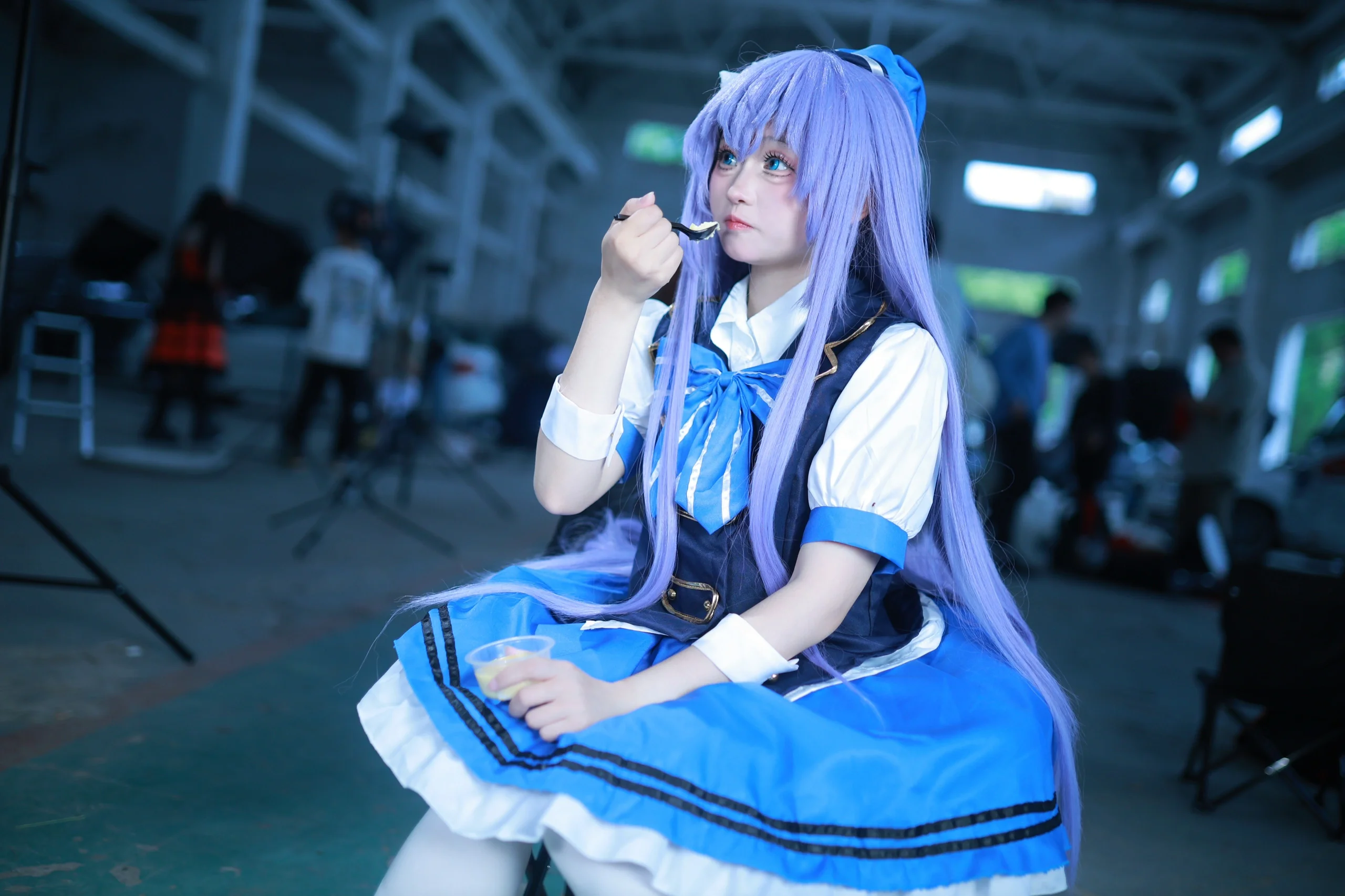 【香风智乃cos】蓝白水手服萌妹的万用动作与表情参考 - 第 13 张