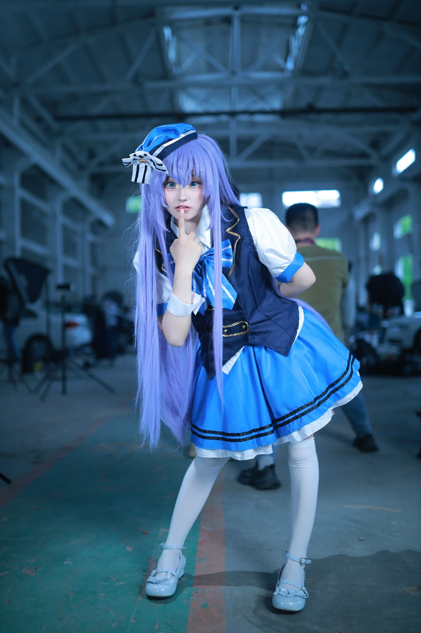 【香风智乃cos】蓝白水手服萌妹的万用动作与表情参考 - 第 4 张