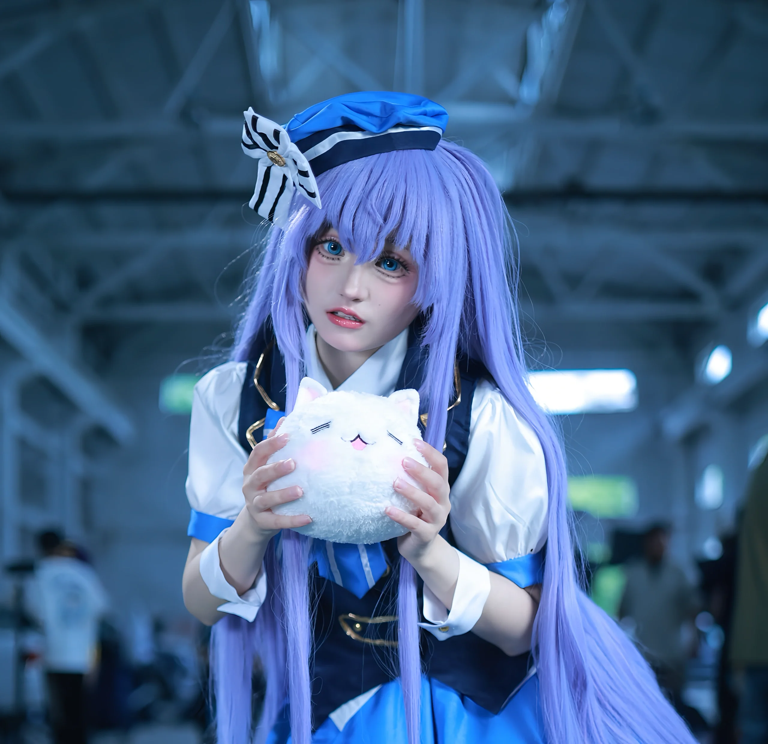 【香风智乃cos】蓝白水手服萌妹的万用动作与表情参考 - 第 5 张
