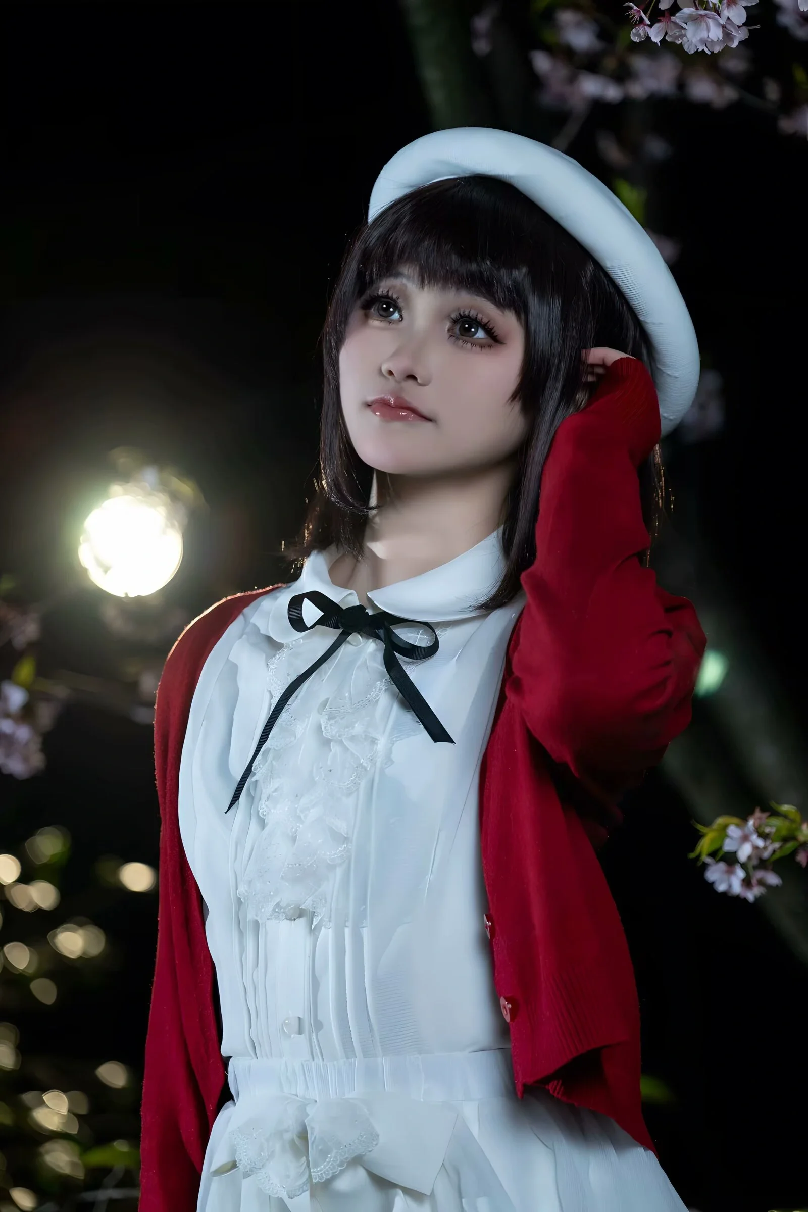 【加藤惠cos】路人女主的养成方法，夜樱场照动作参考 - 第 2 张