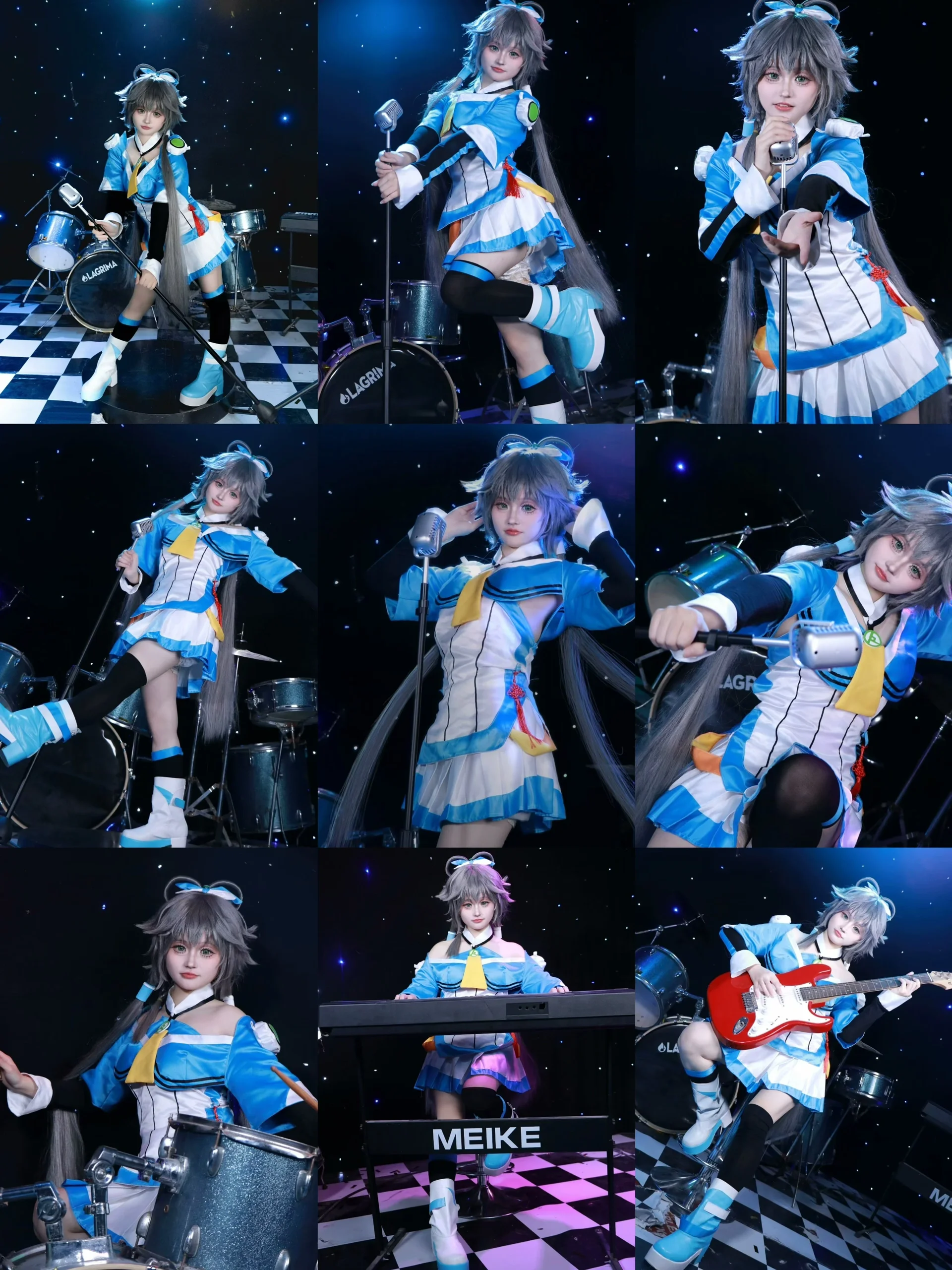 【洛天依cos】公式服正片动作参考与道具搭配 - 第 1 张
