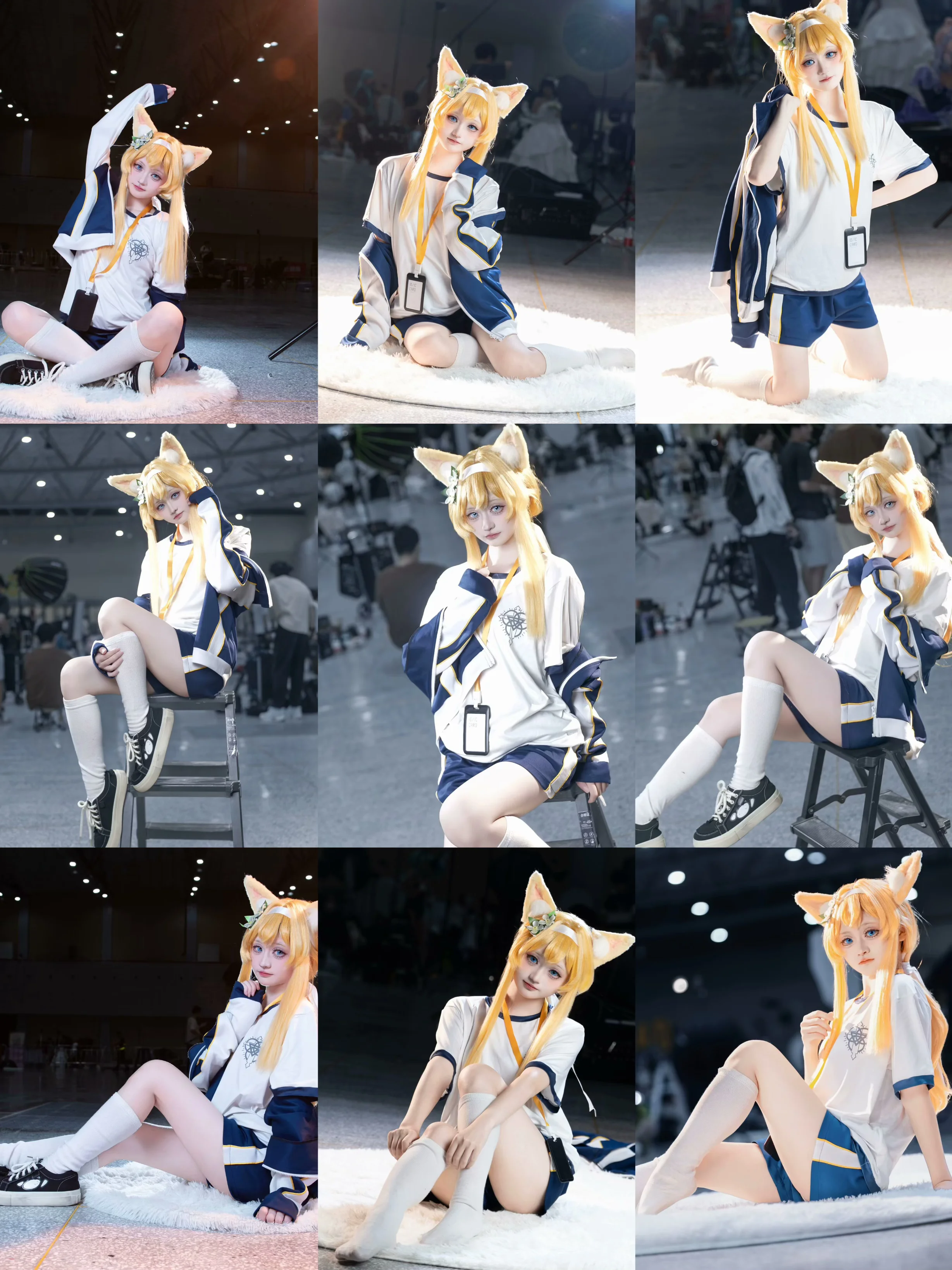 【伊落瑪麗cos】碧藍檔案體操服，可愛型動作參考分享 - 第 1 張