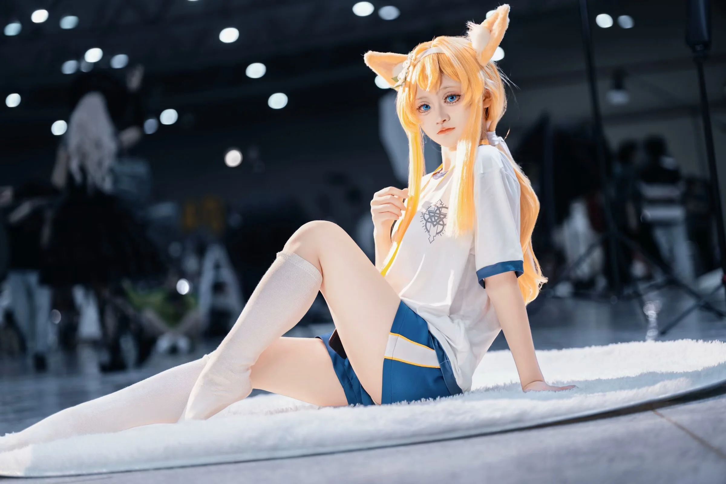 【伊落玛丽cos】碧蓝档案体操服，可爱型动作参考分享
