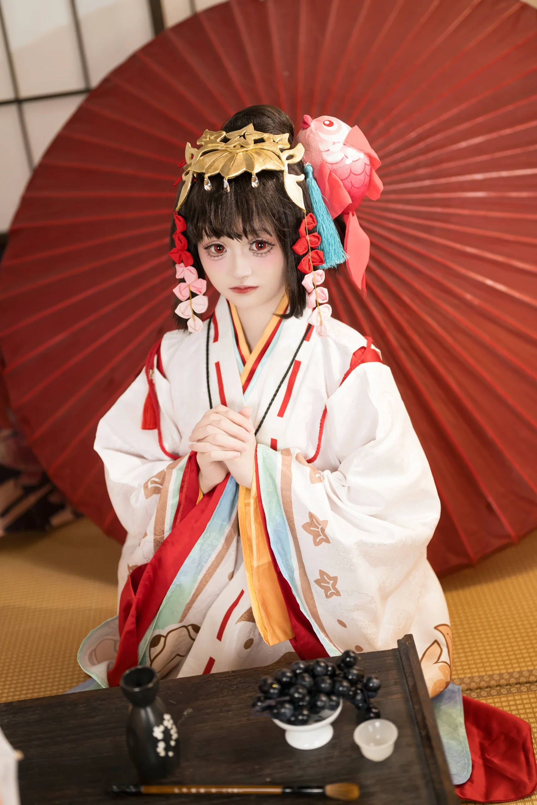 【神樂cos】陰陽師神樂稚子之憶，舞前的靜謐 - 第 1 張