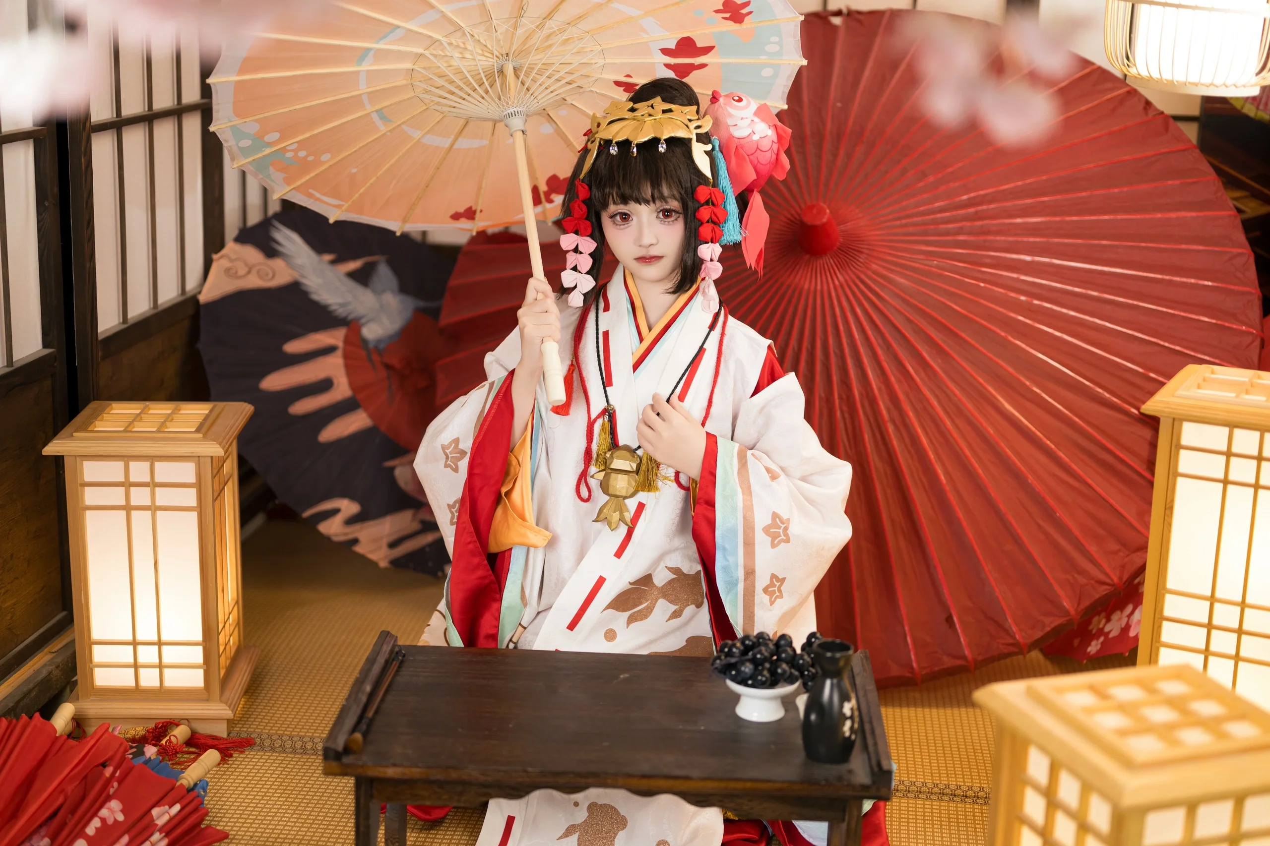 【神樂cos】陰陽師神樂稚子之憶，舞前的靜謐 - 第 10 張