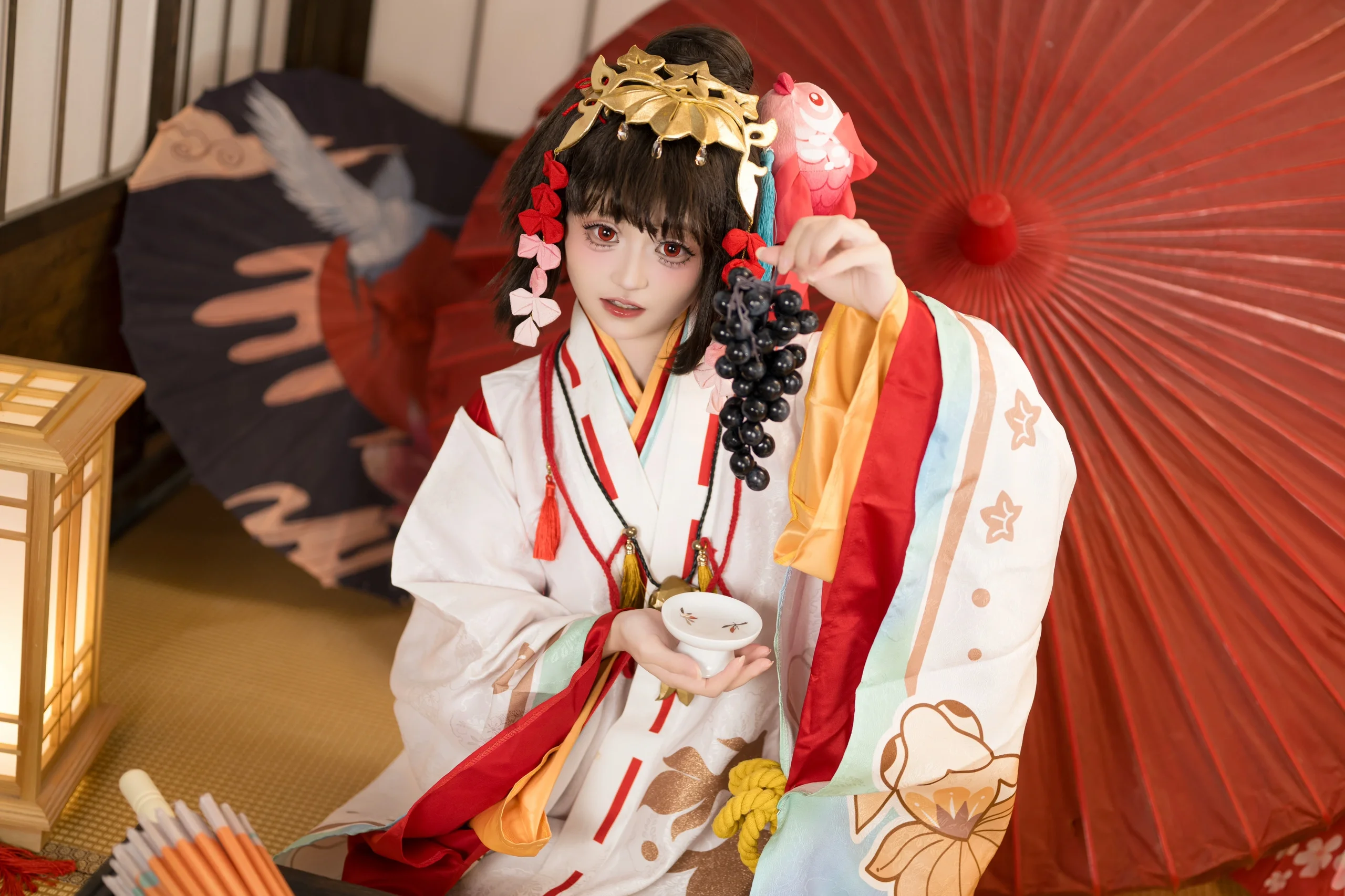 【神樂cos】陰陽師神樂稚子之憶，舞前的靜謐 - 第 13 張