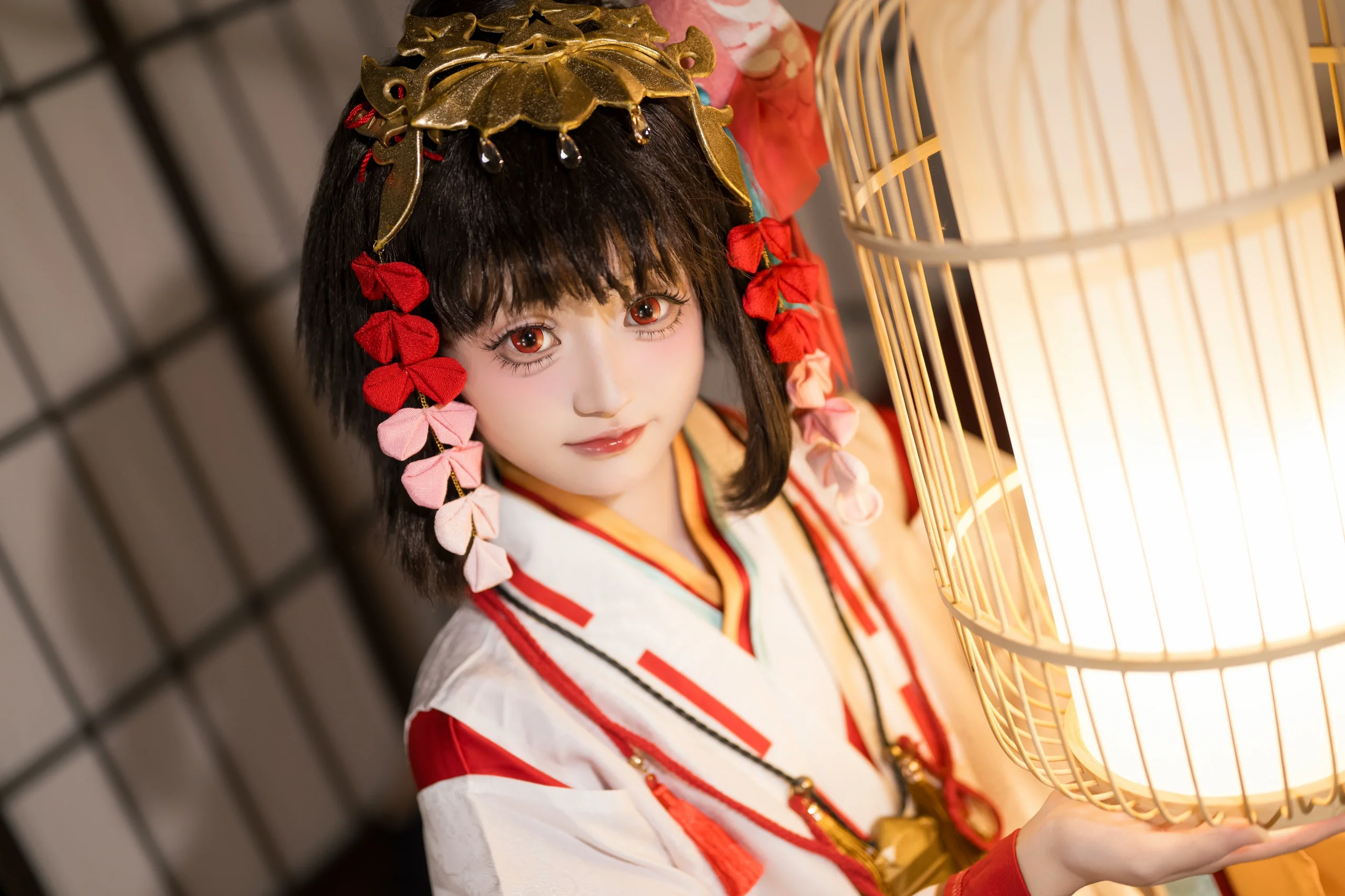 【神樂cos】陰陽師神樂稚子之憶，舞前的靜謐 - 第 16 張