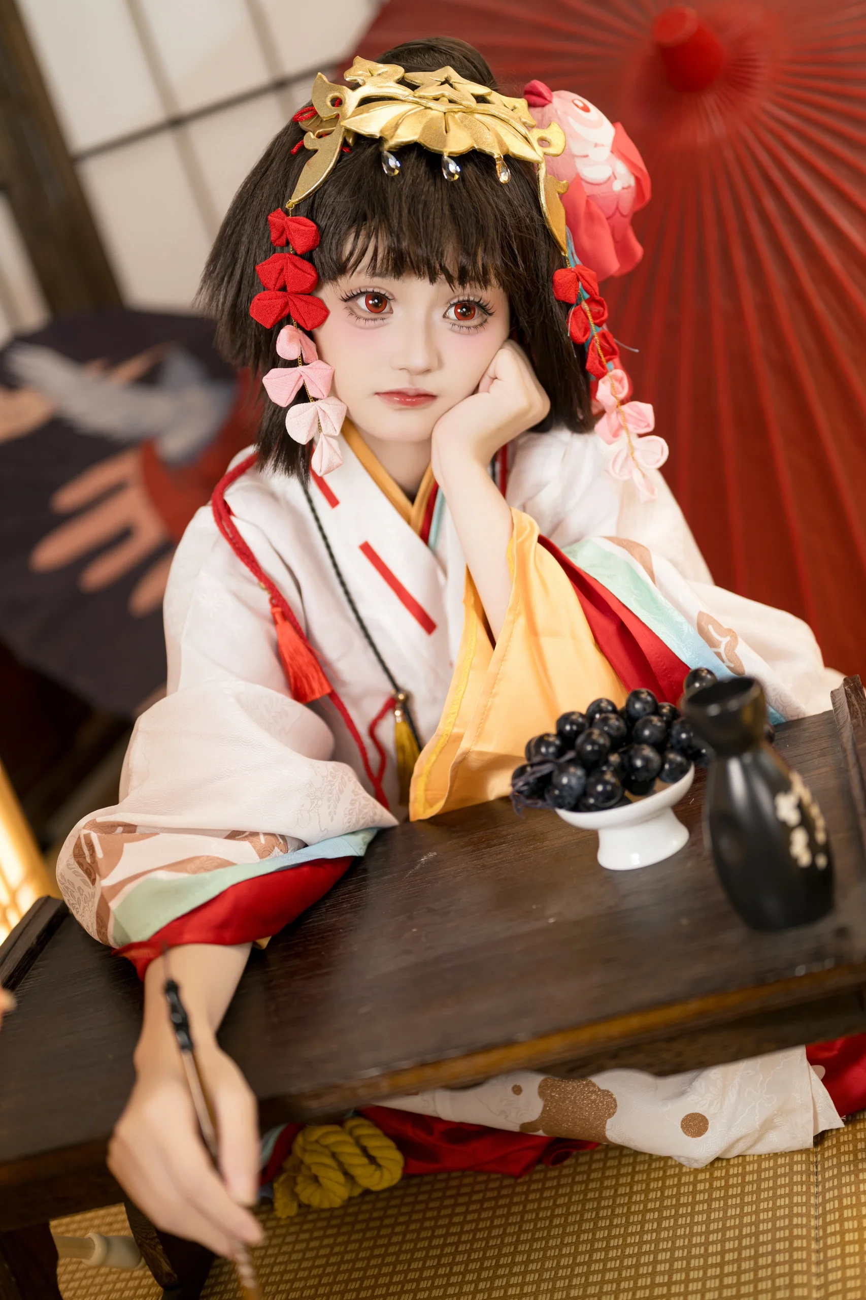 【神乐cos】阴阳师神乐稚子之忆，舞前的静谧