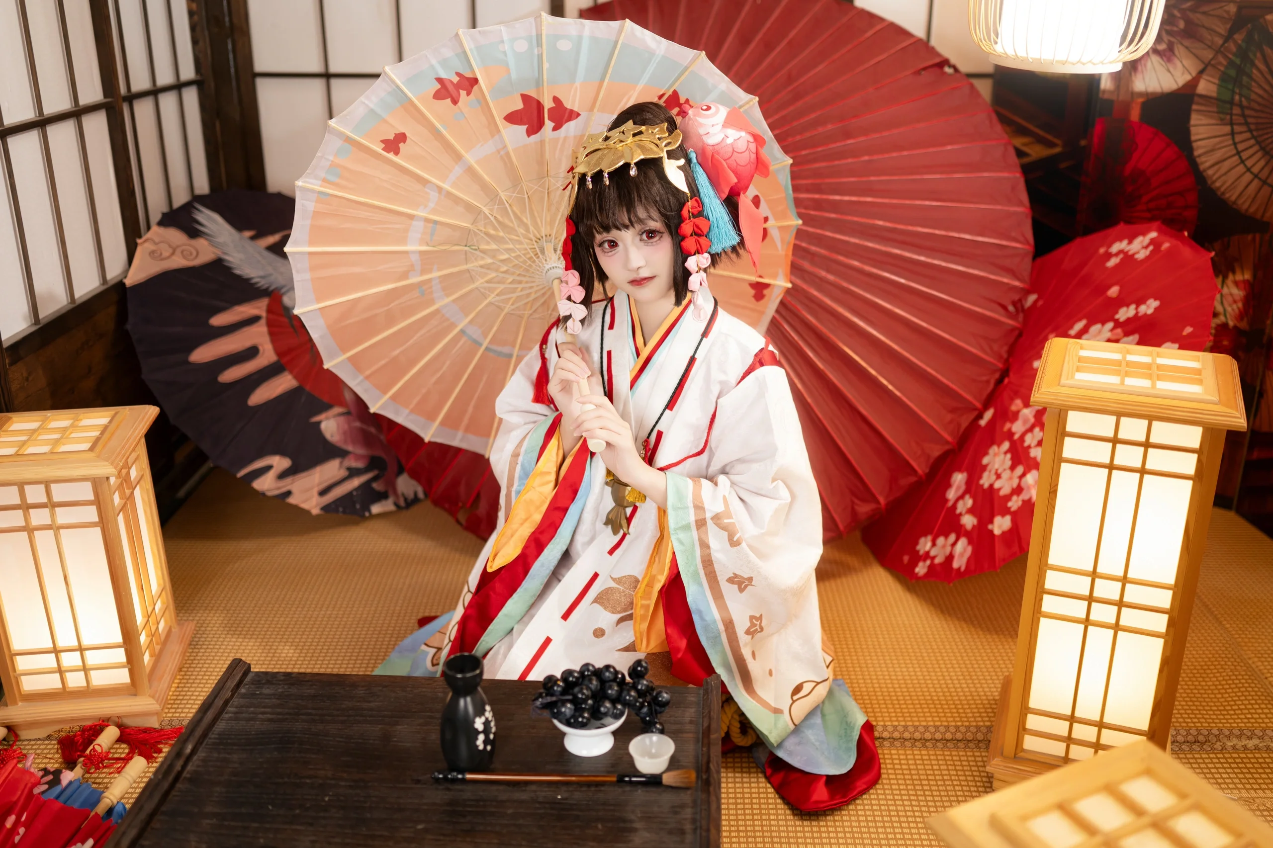 【神樂cos】陰陽師神樂稚子之憶，舞前的靜謐 - 第 3 張
