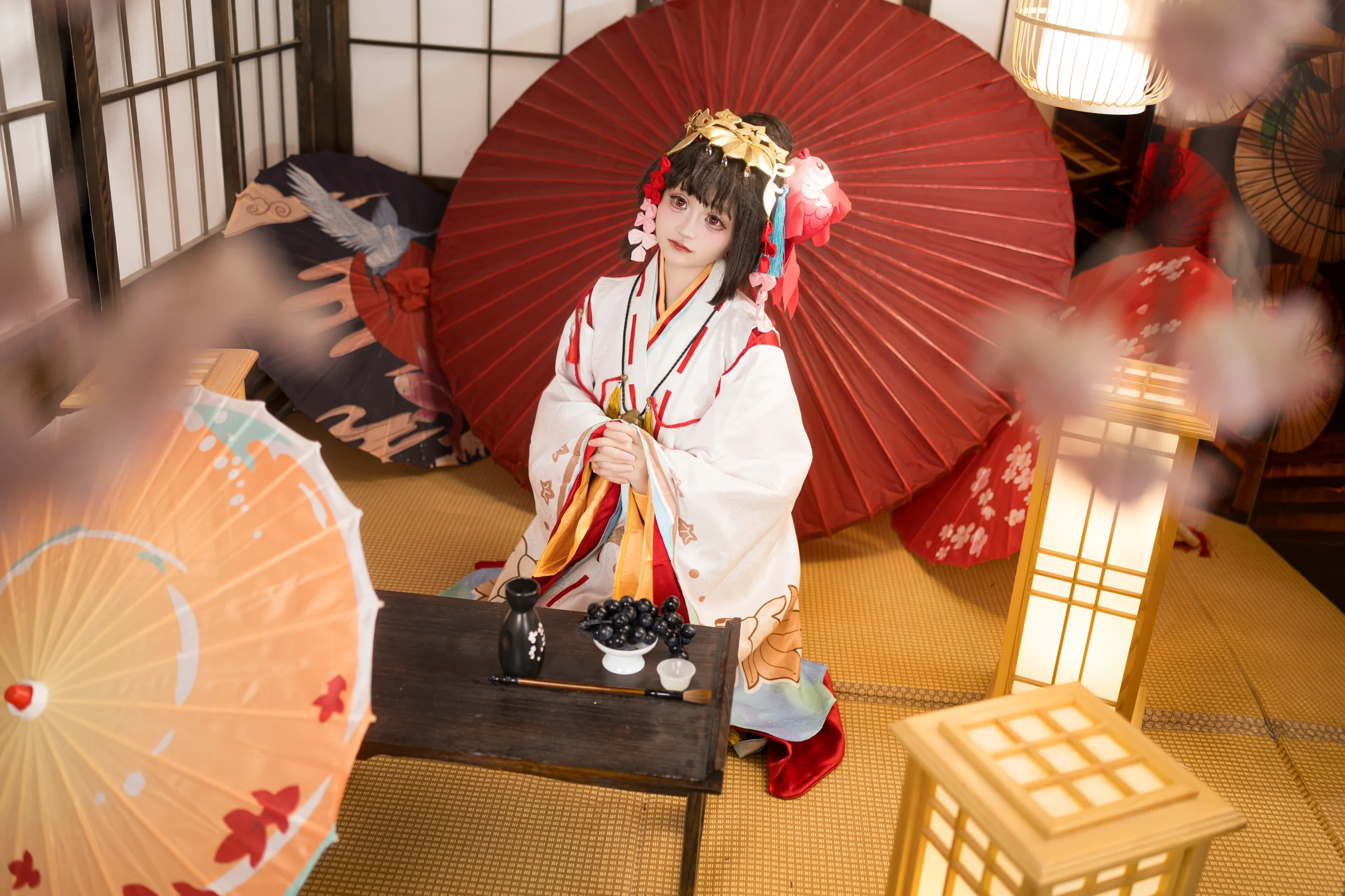 【神樂cos】陰陽師神樂稚子之憶，舞前的靜謐 - 第 4 張