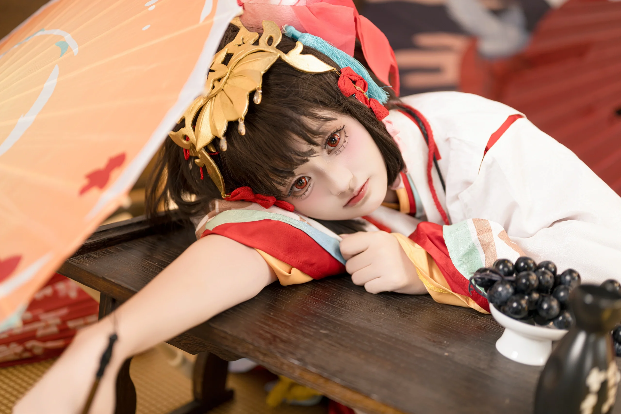 【神樂cos】陰陽師神樂稚子之憶，舞前的靜謐 - 第 6 張