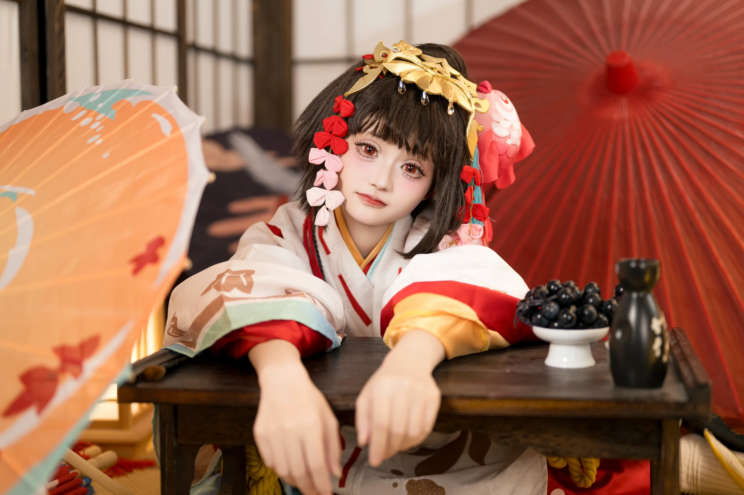 【神樂cos】陰陽師神樂稚子之憶，舞前的靜謐 - 第 7 張