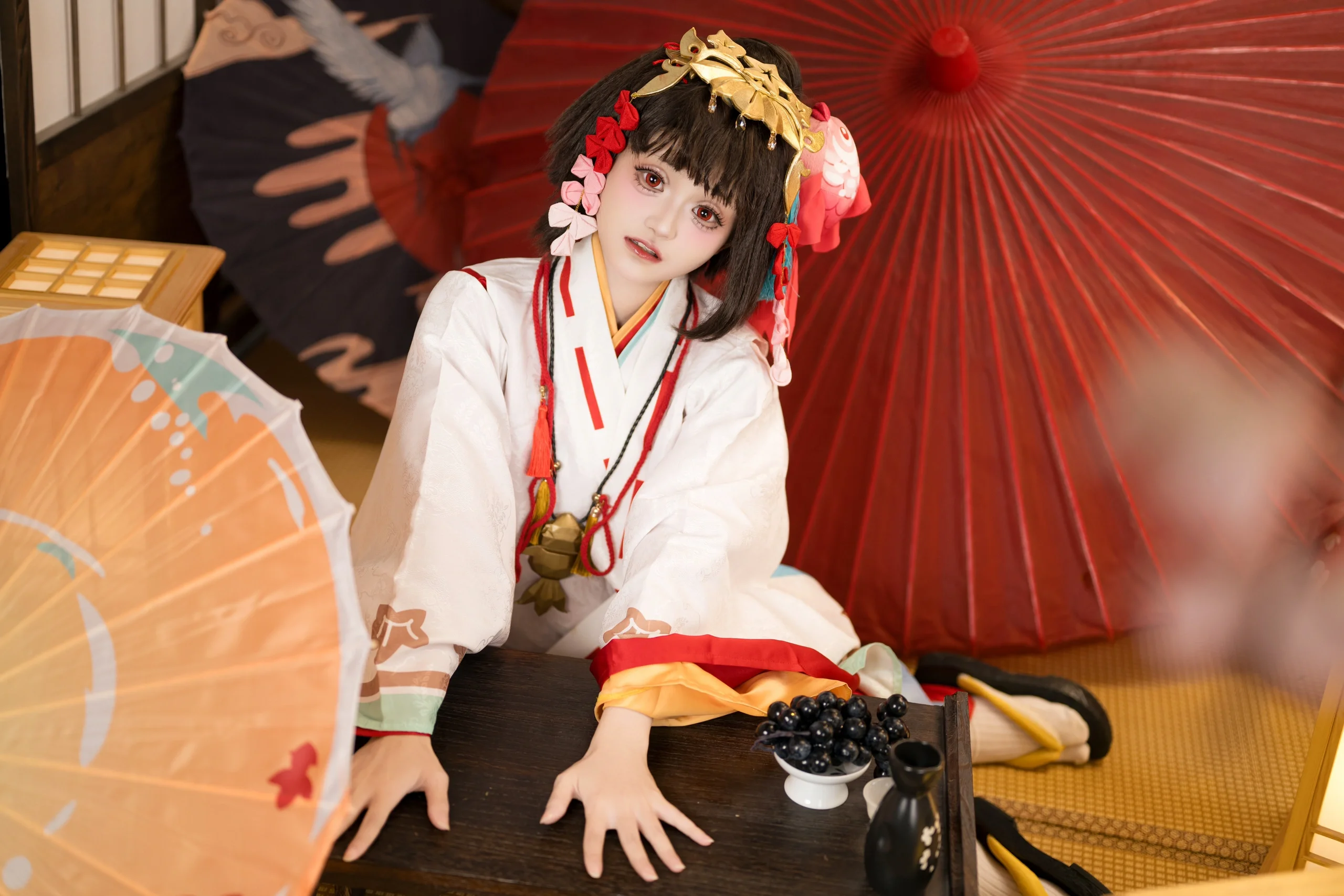【神樂cos】陰陽師神樂稚子之憶，舞前的靜謐 - 第 8 張