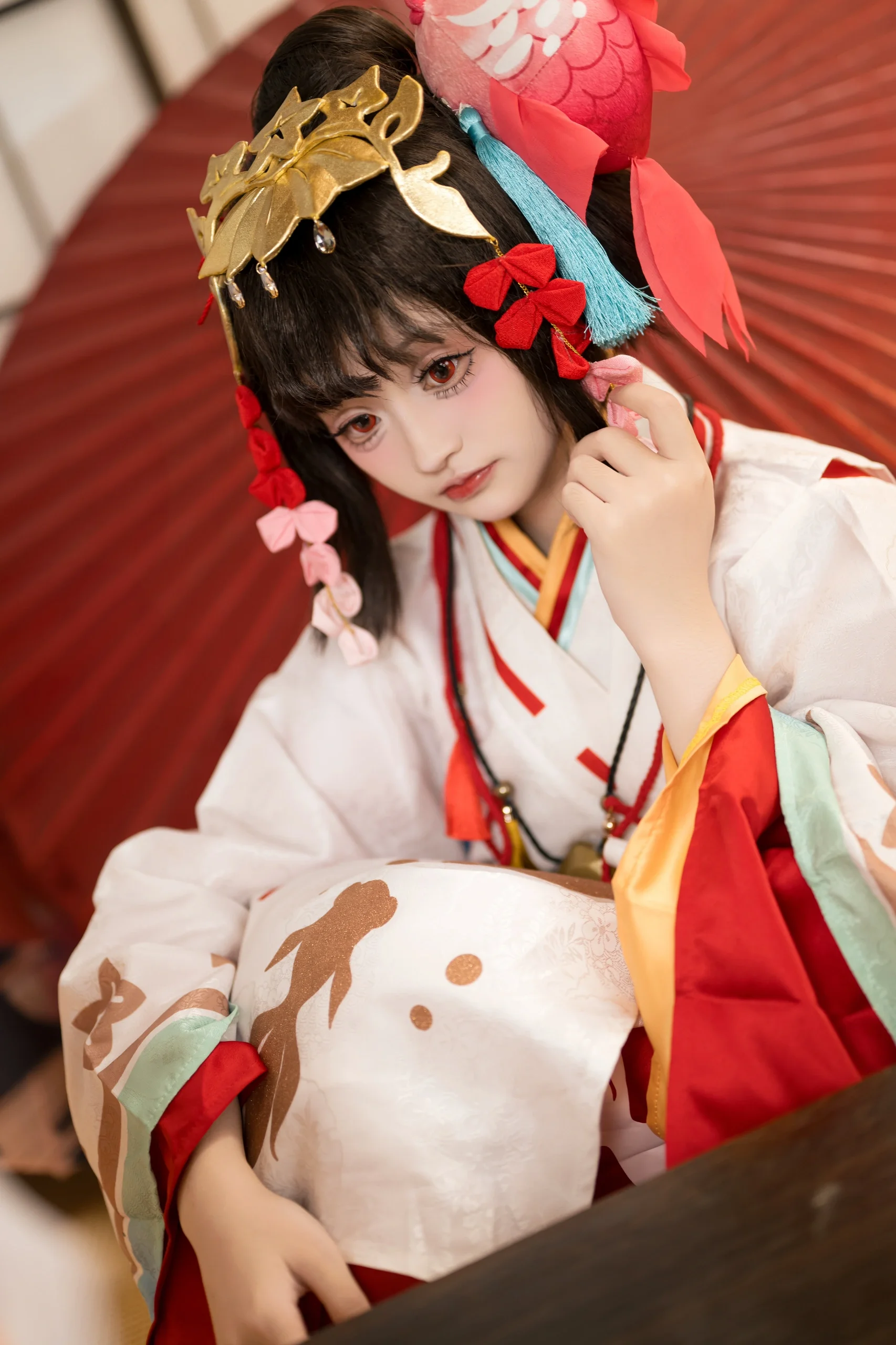 【神樂cos】陰陽師神樂稚子之憶，舞前的靜謐 - 第 9 張