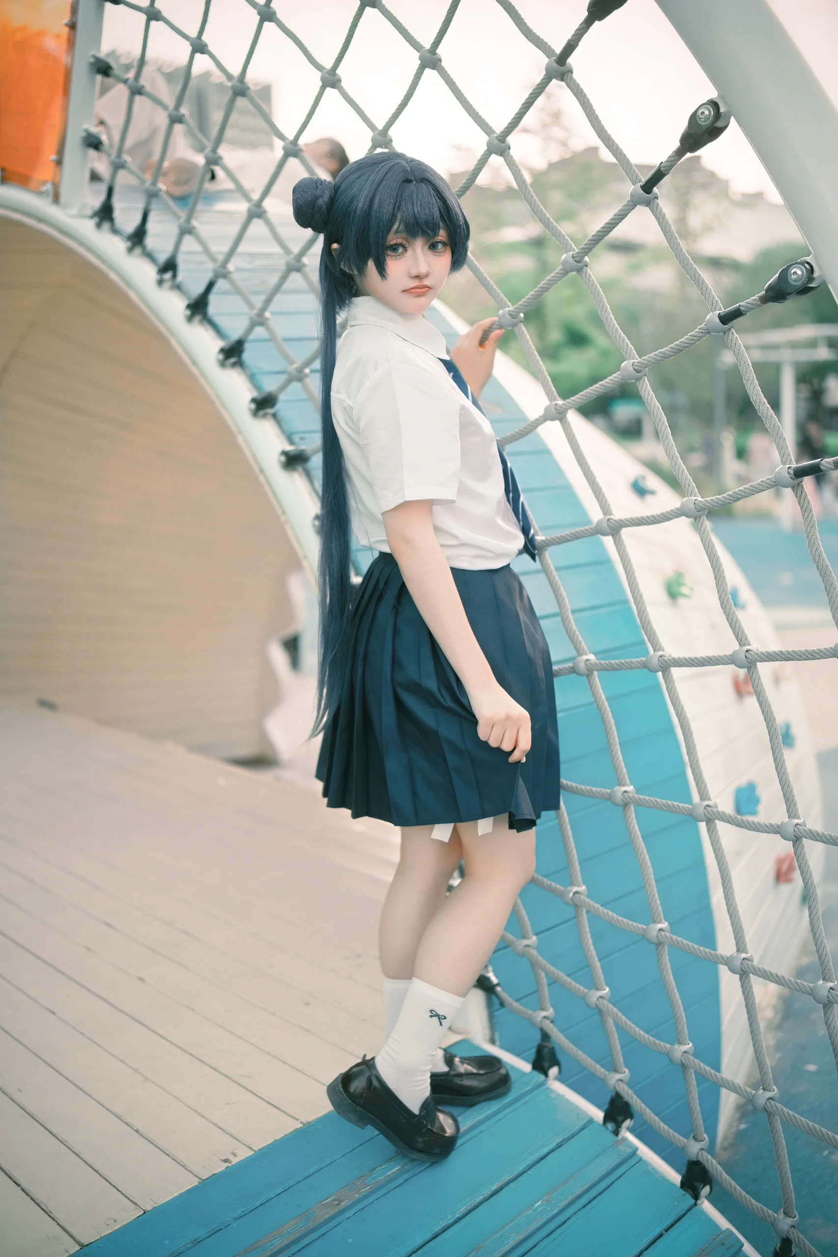 【龙华妃咲cos】蔚蓝档案里的夏日青春，在游乐场过个生日吧