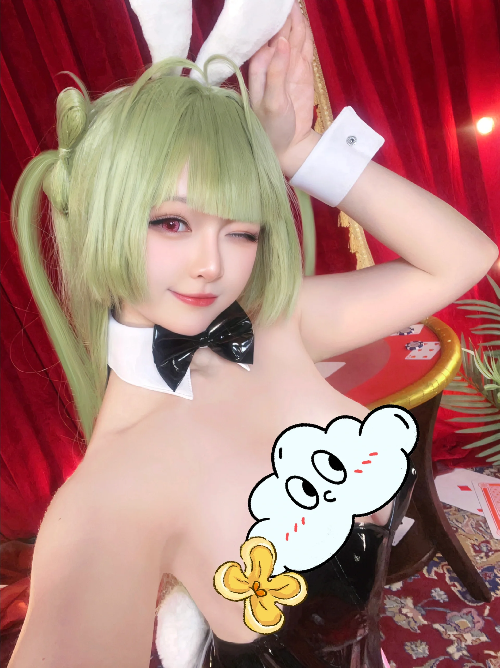 【索达cos】Nikke胜利女神兔女郎的自拍抢先看 - 第 1 张