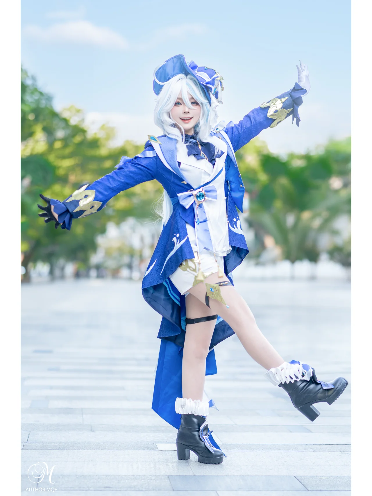 【芙宁娜cos】原神里的水神，今天在广交会现场