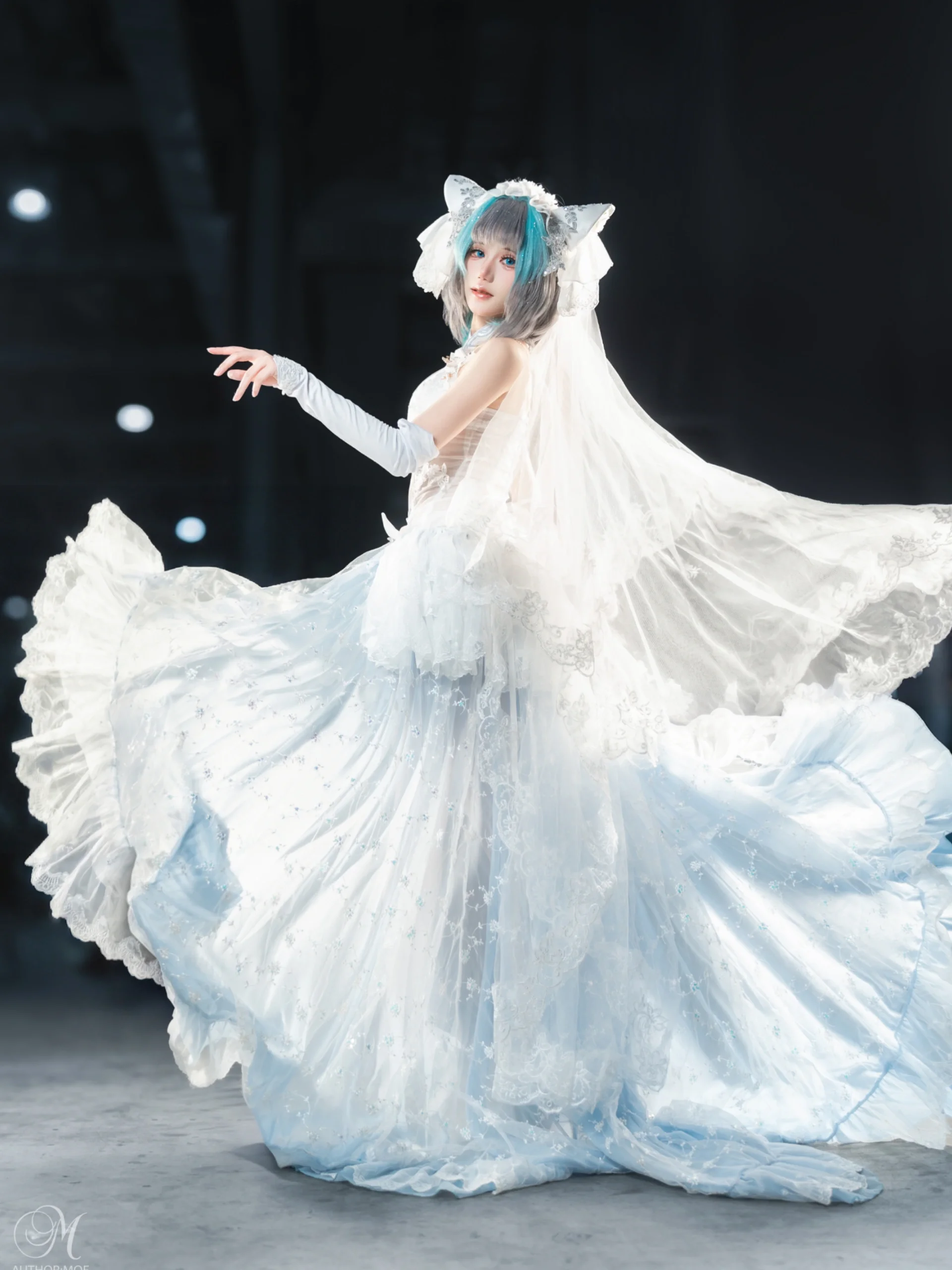【柴郡cos】碧藍航線誓約花嫁，在螢火蟲漫展定格輕盈瞬間 - 第 2 張