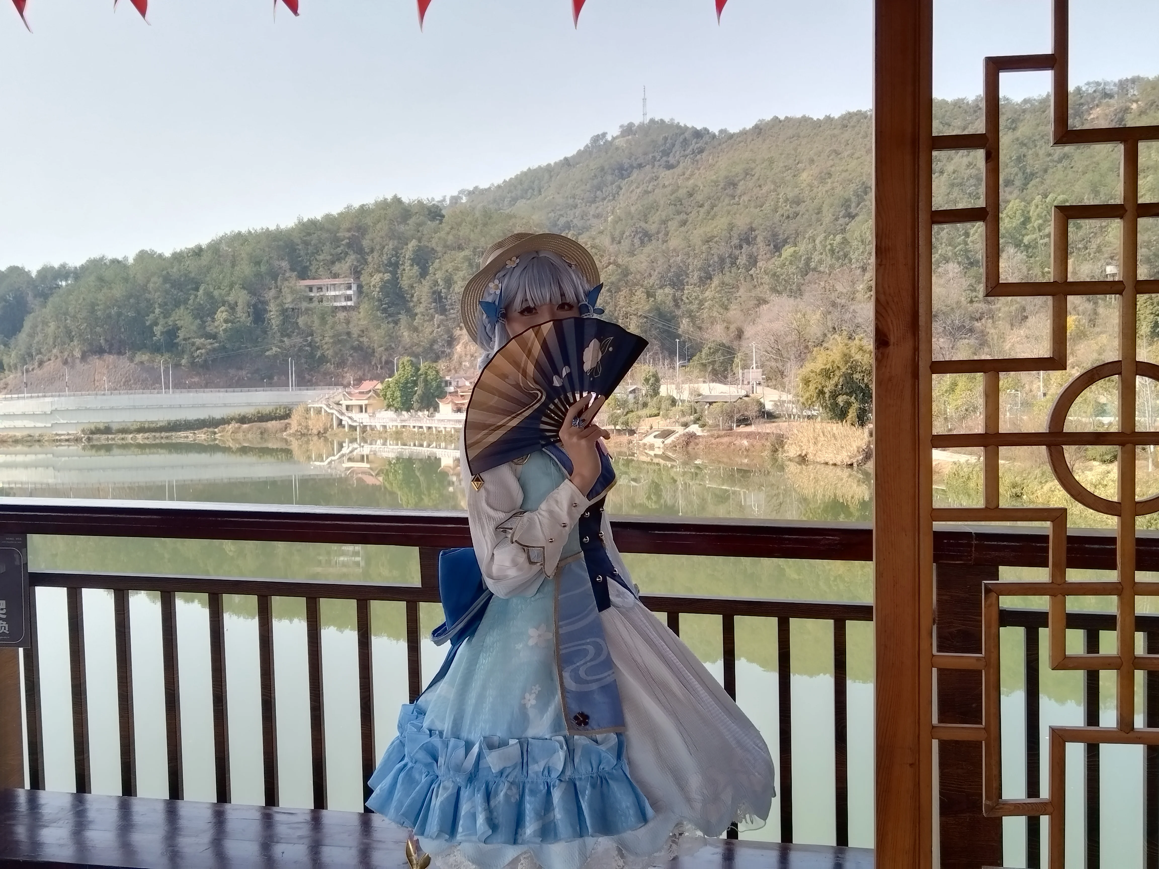 【神里绫华cos】原神角色在老家乡下小镇的新春游历 - 第 2 张