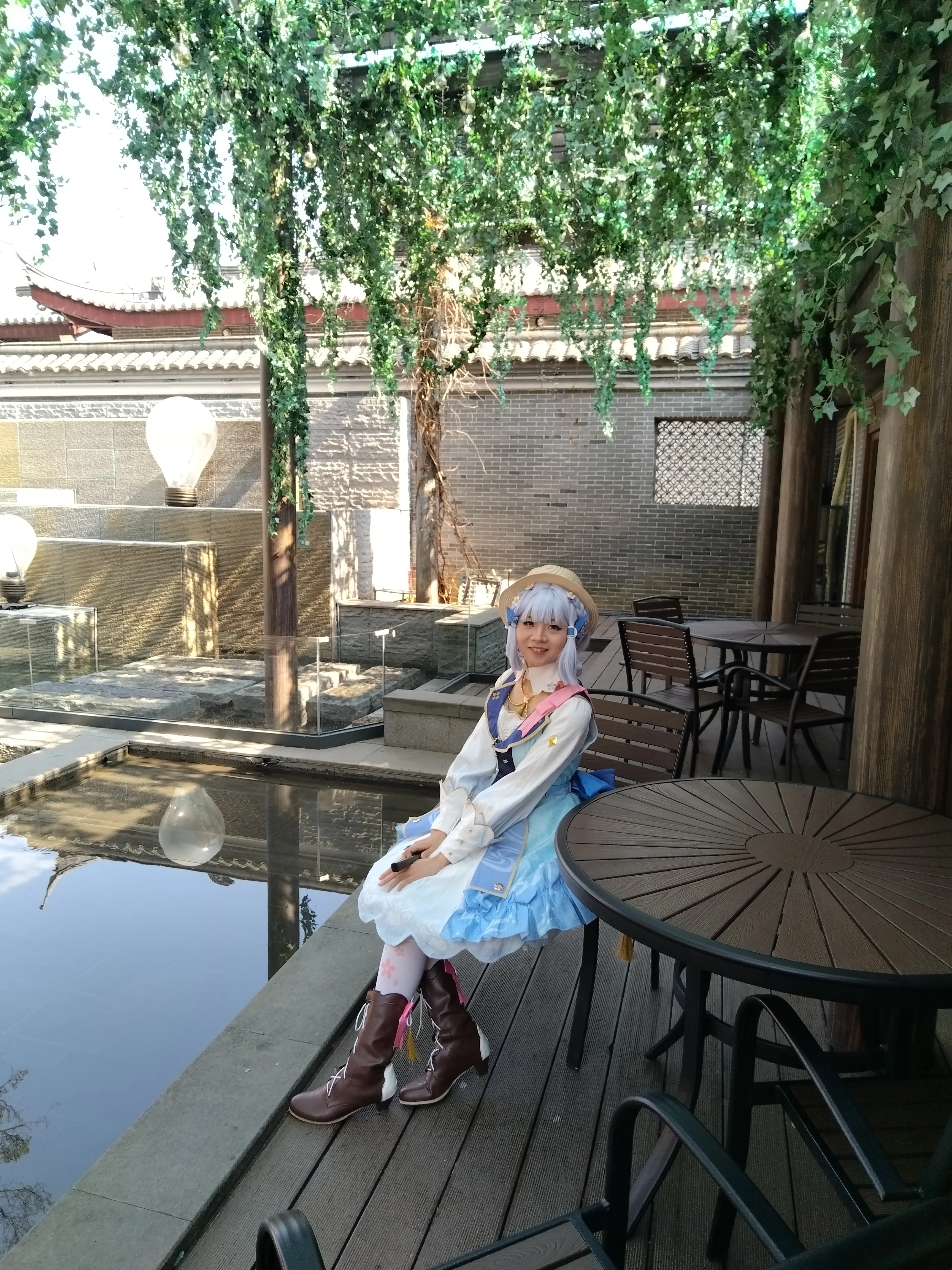 【神里绫华cos】原神角色在老家乡下小镇的新春游历 - 第 3 张