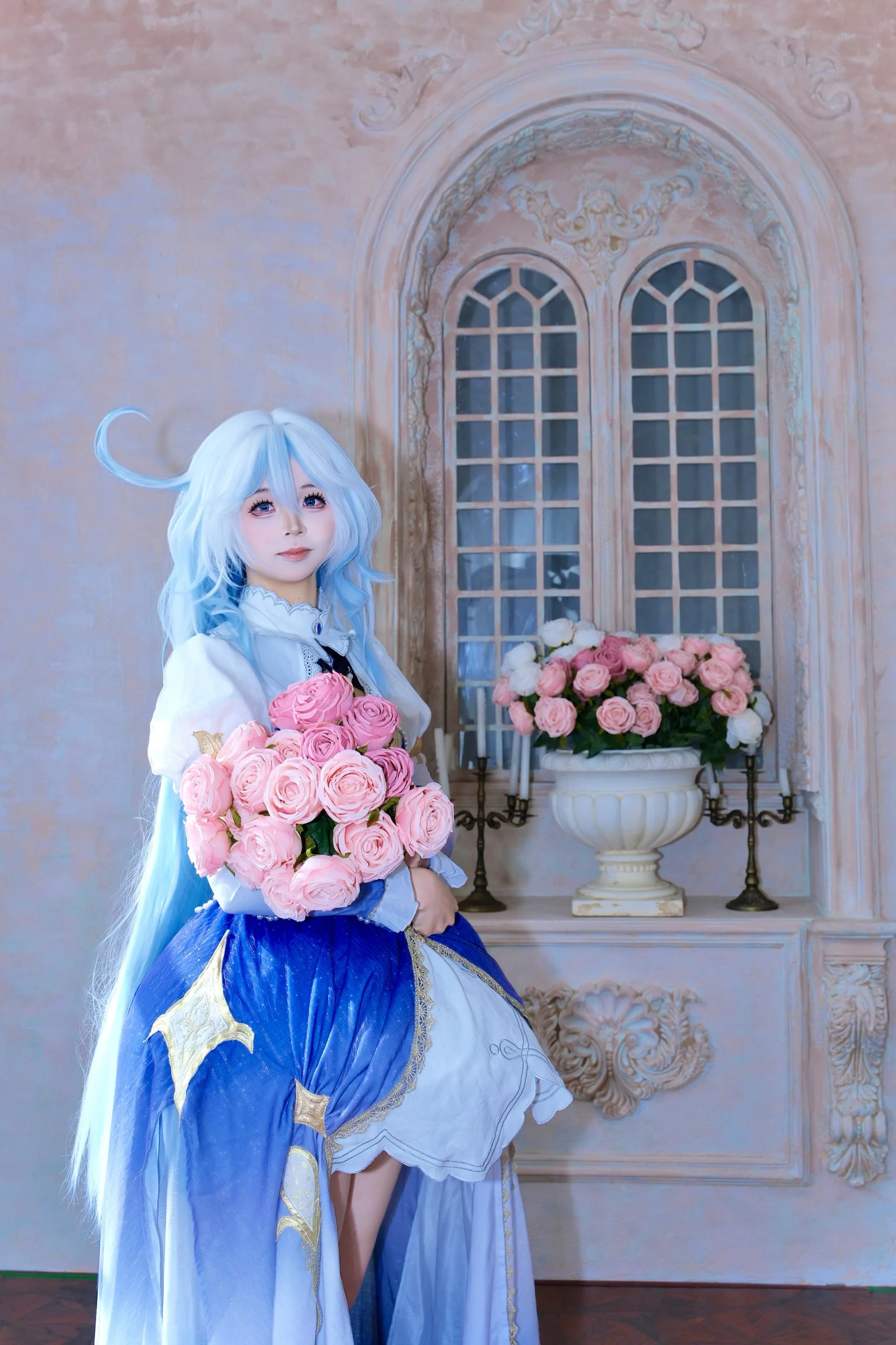 【芙宁娜cos】海边花园的午后，水之国度的人间真实 - 第 7 张