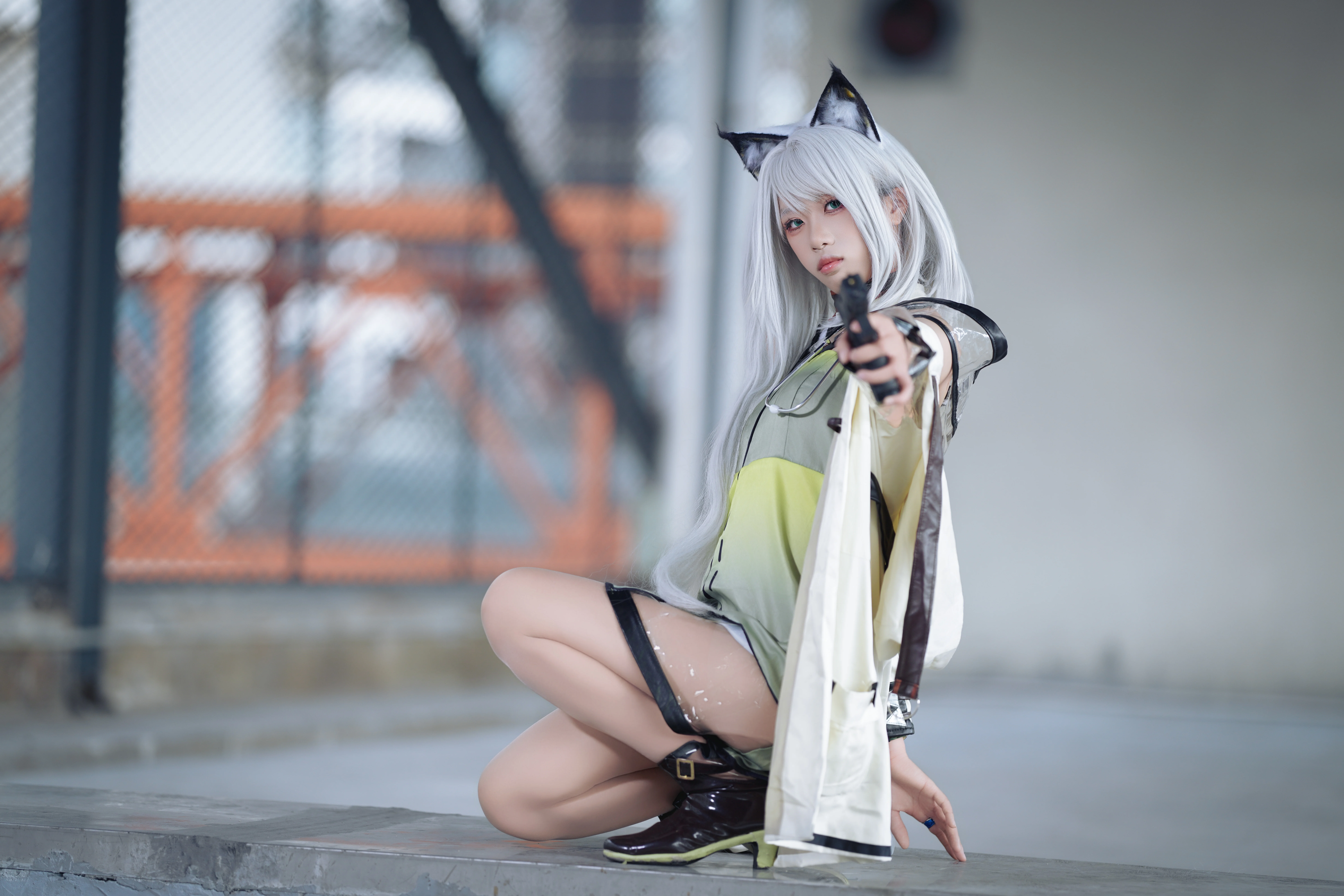 【凯尔希cos】明日方舟的if线，拿枪的凯尔希也很帅 - 第 6 张