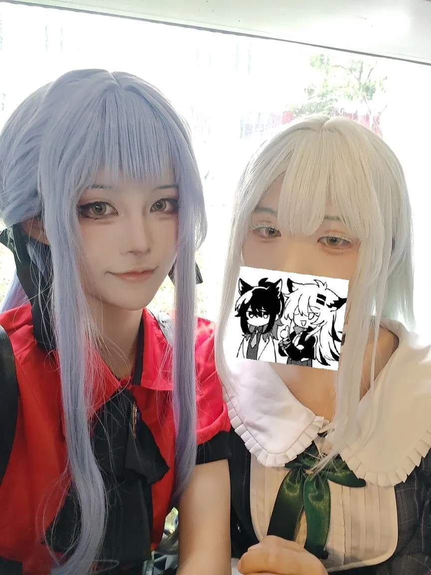 【若叶睦与丰川祥子cos】广州萤火虫外场双祥与睦的三人团拍 - 第 9 张