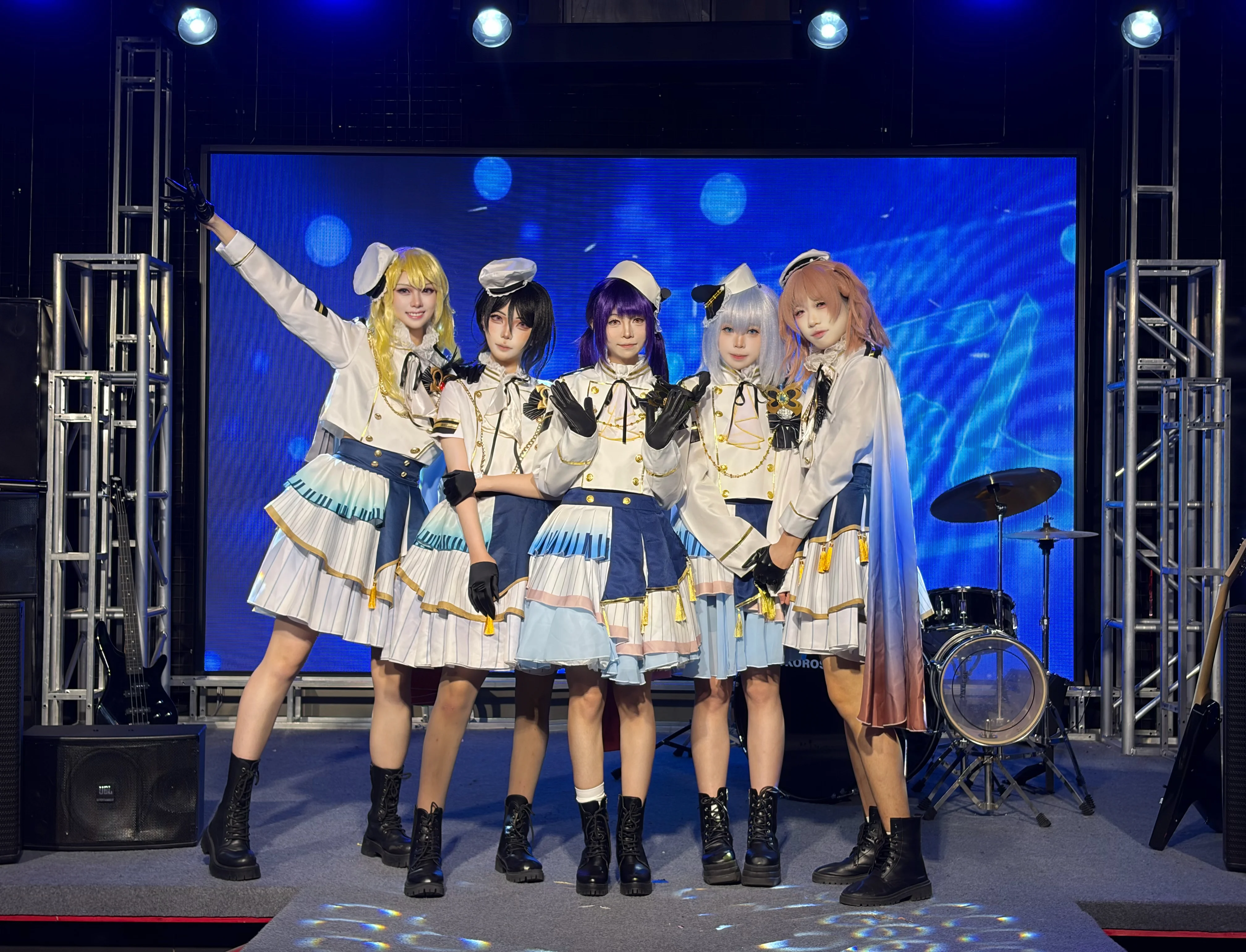 【倉田真白cos】BanG Dream! Morfonica蝶團舞臺合影