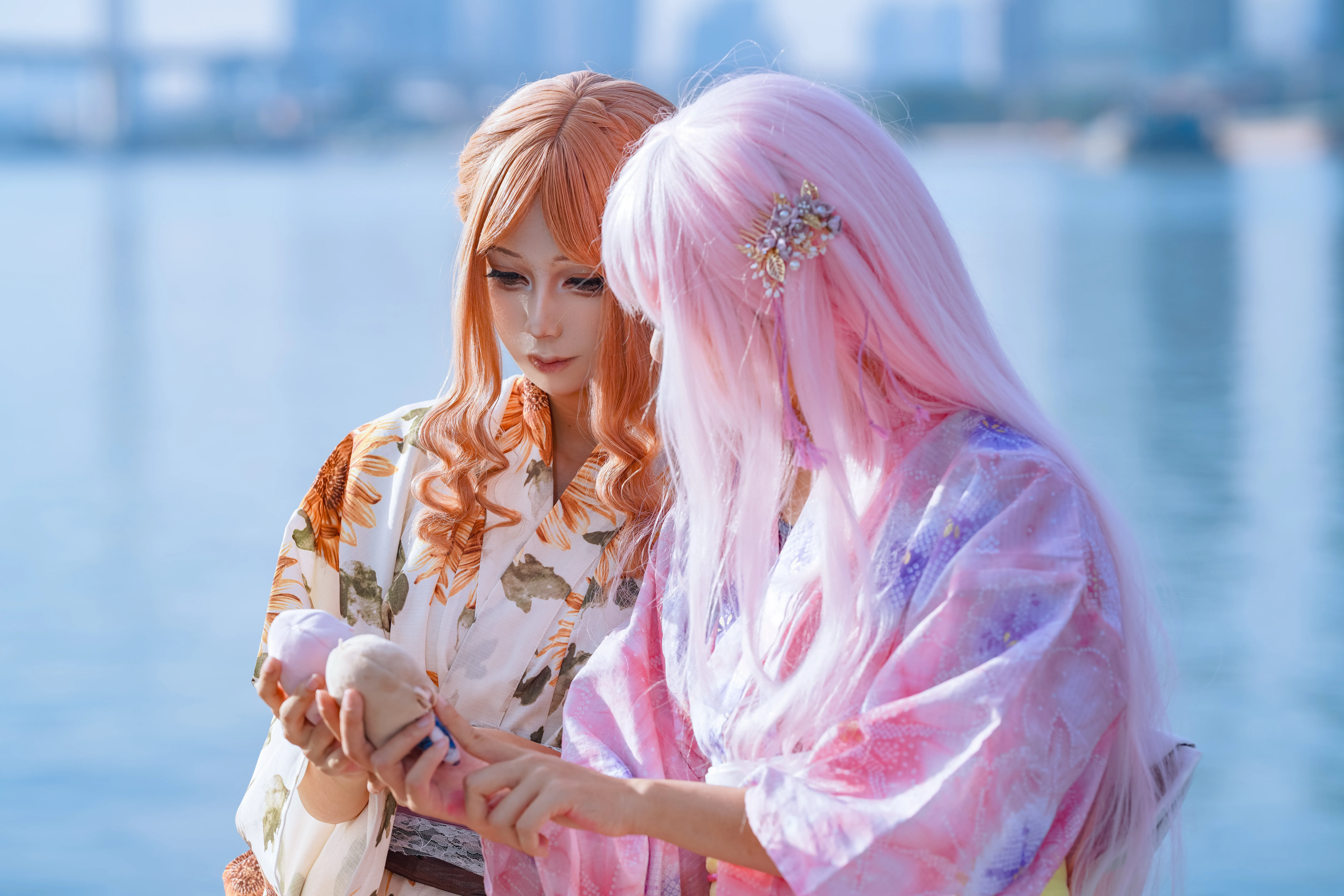 【千早爱音&长崎素世cos】MyGO夏日祭，爱素双人和风浴衣 - 第 2 张